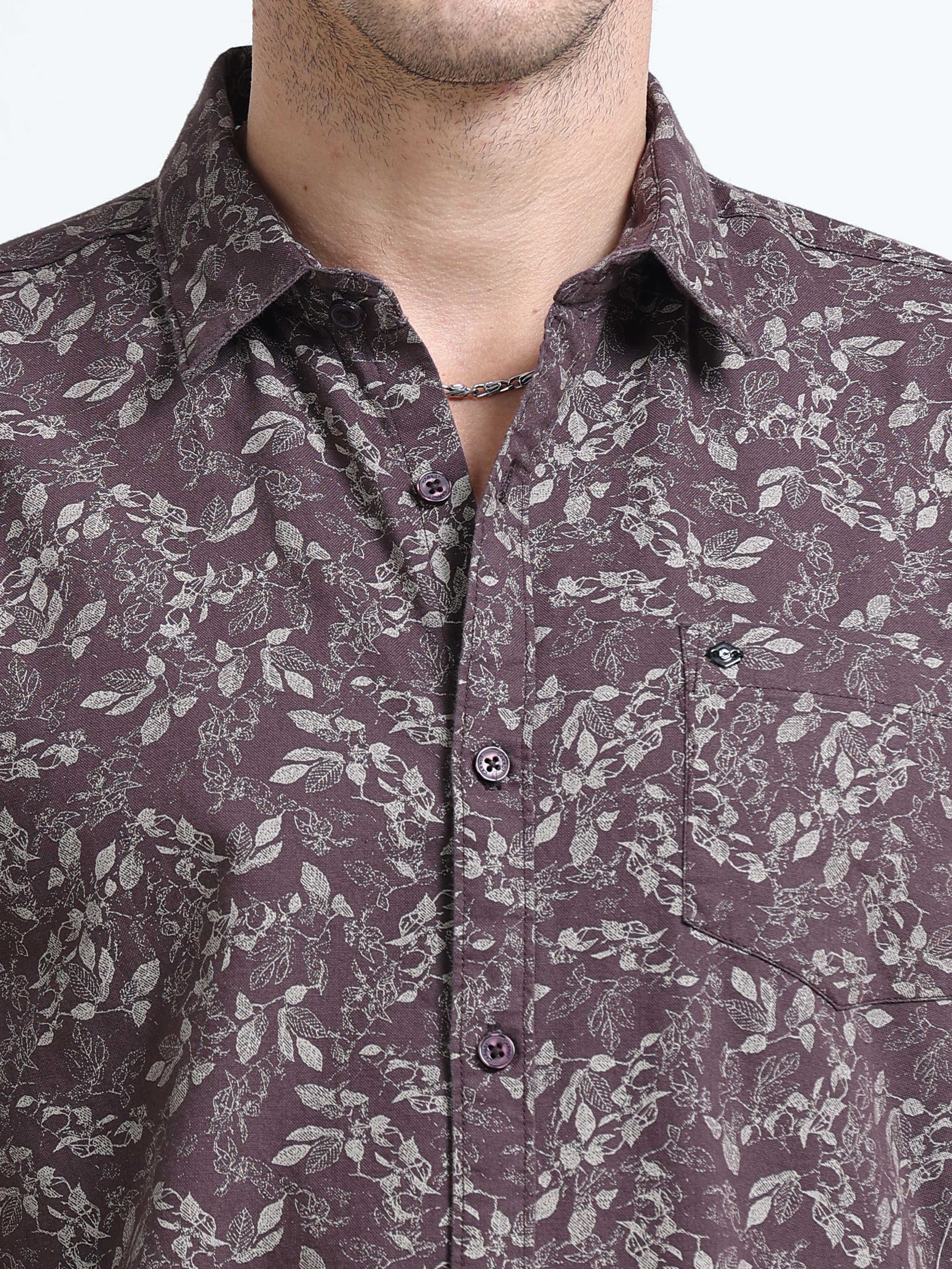 Men Premium Printed Casual Shirt - Image 4