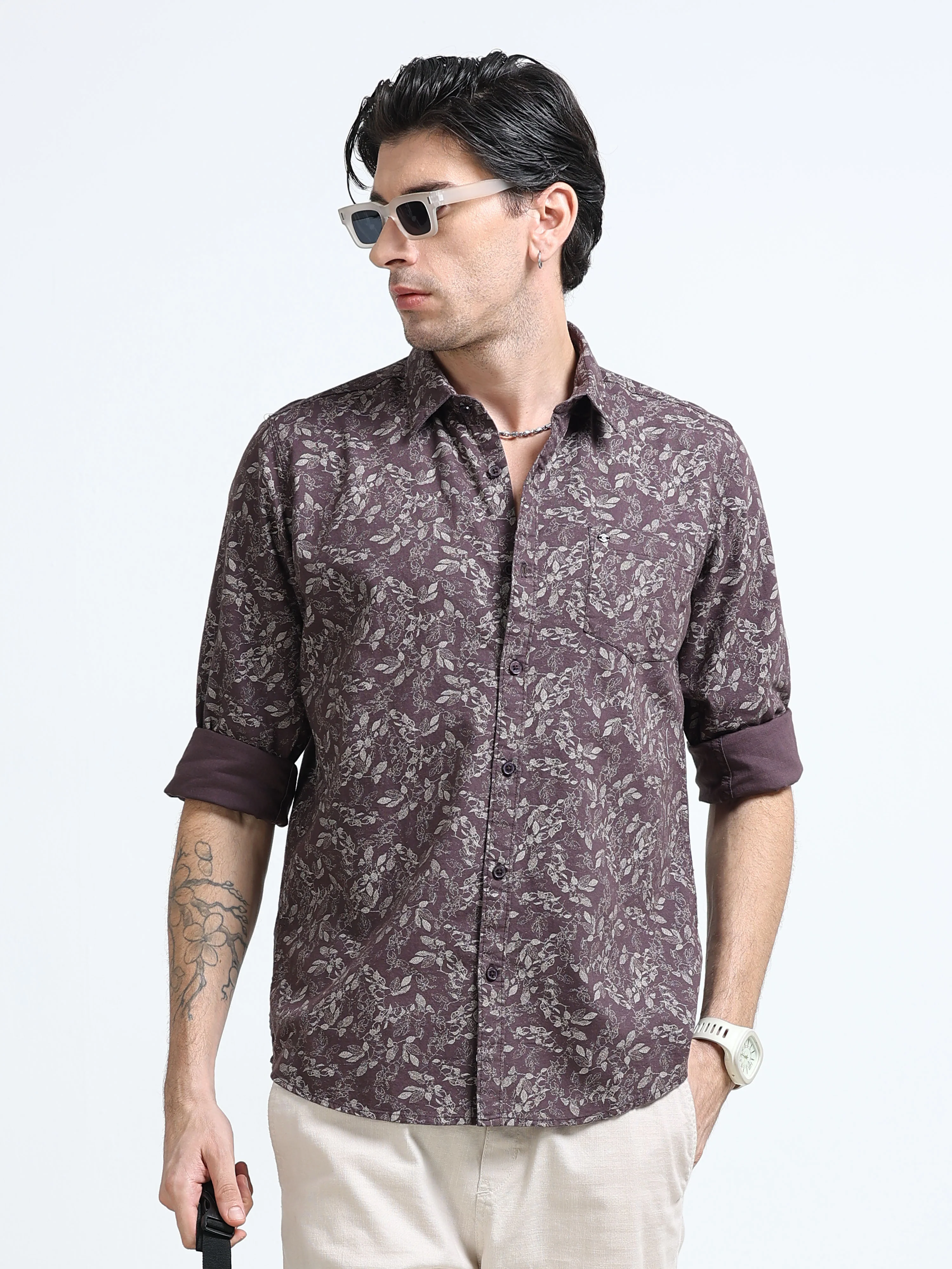 Men Premium Printed Casual Shirt - Image 5