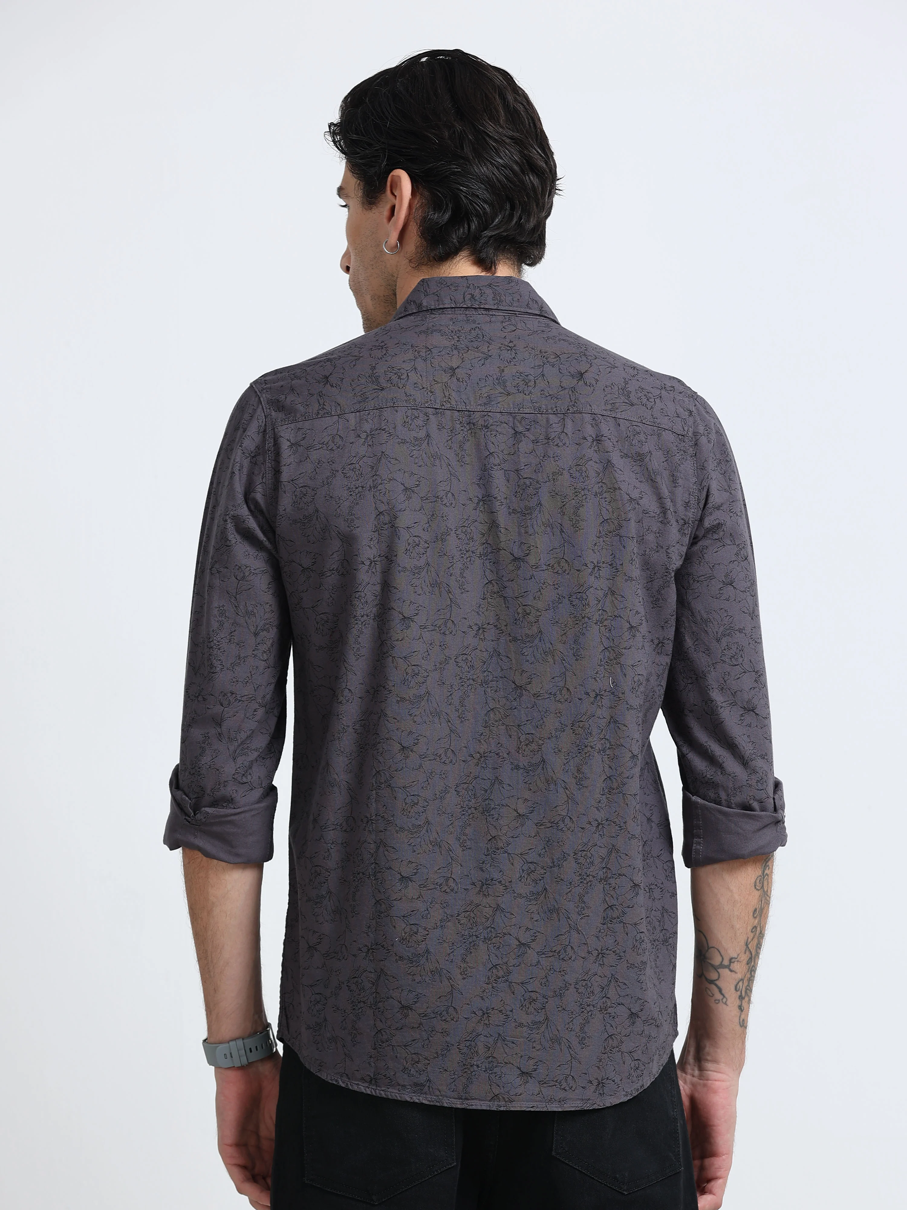 Men Premium Printed Casual Shirt - Image 3