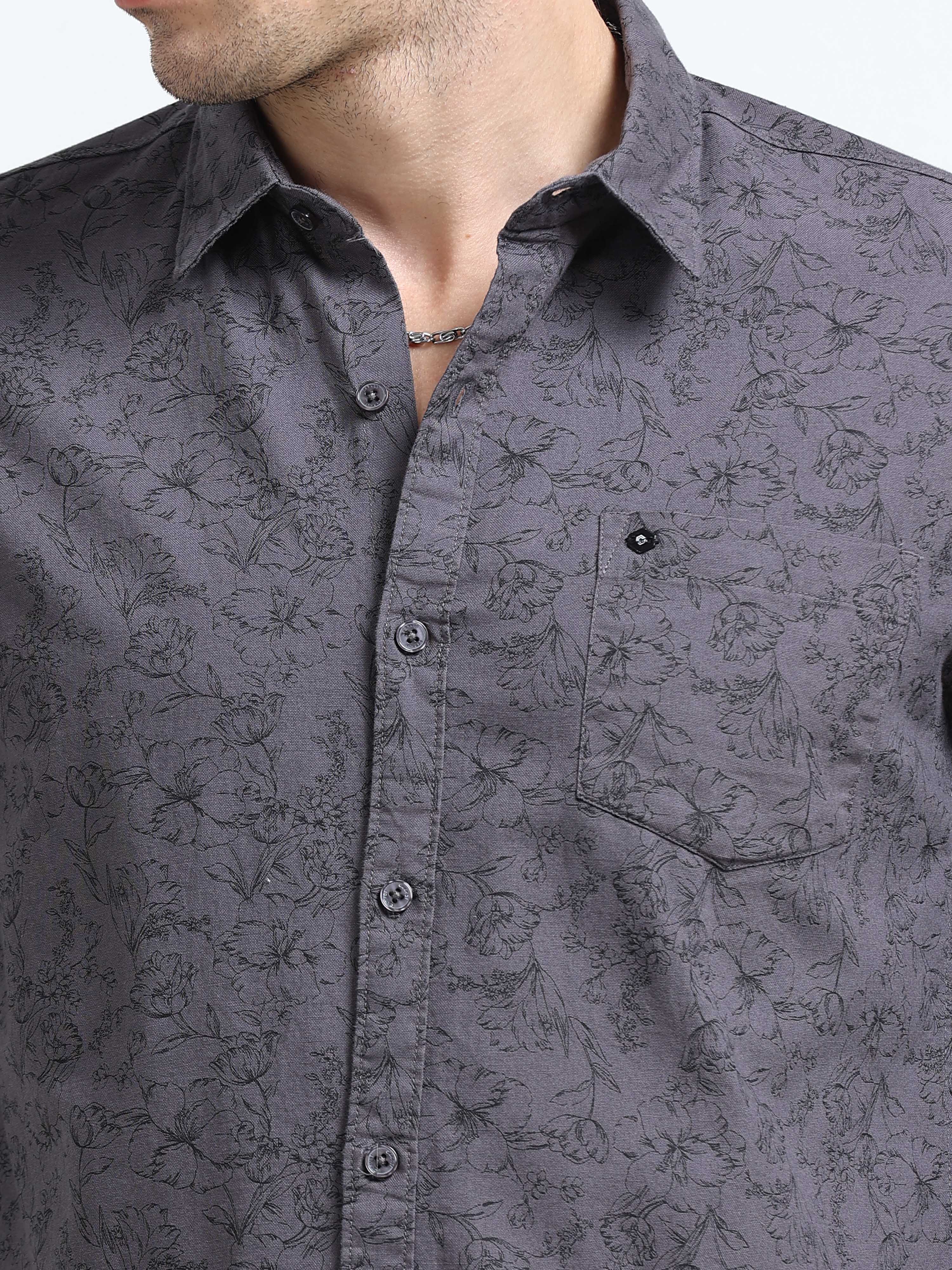 Men Premium Printed Casual Shirt - Image 5