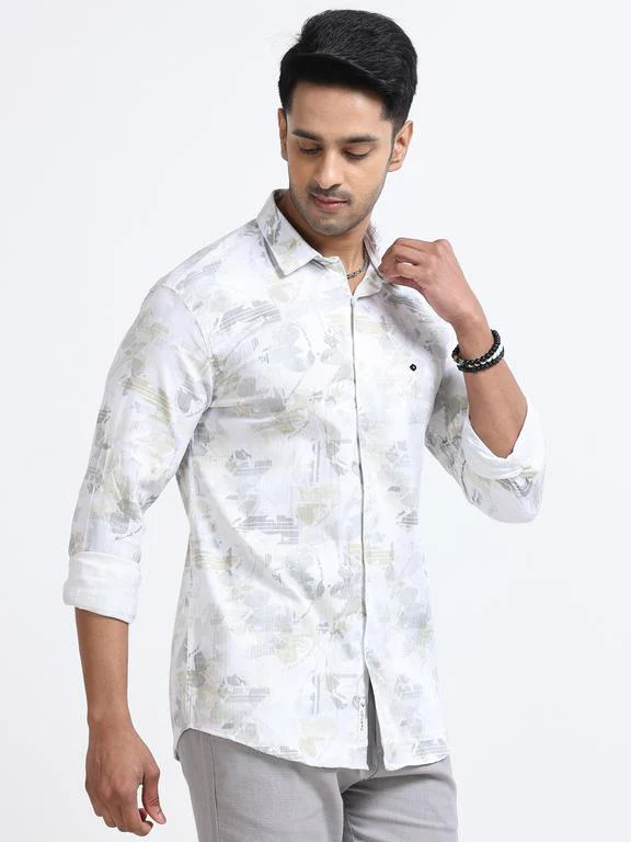 Men Premium Printed Casual Shirt - Image 4