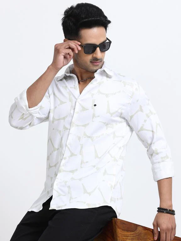 Men Premium Printed Casual Shirt - Image 4