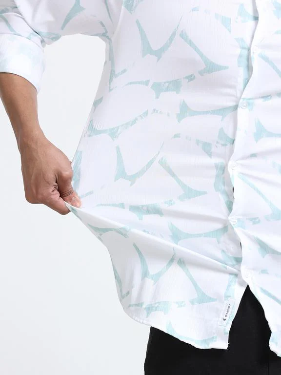 Men Premium Printed Casual Shirt - Image 3