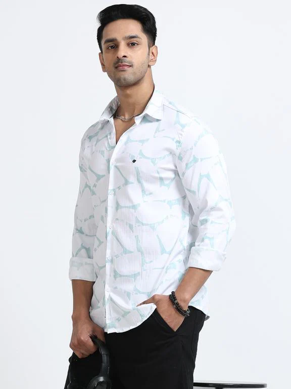 Men Premium Printed Casual Shirt - Image 4
