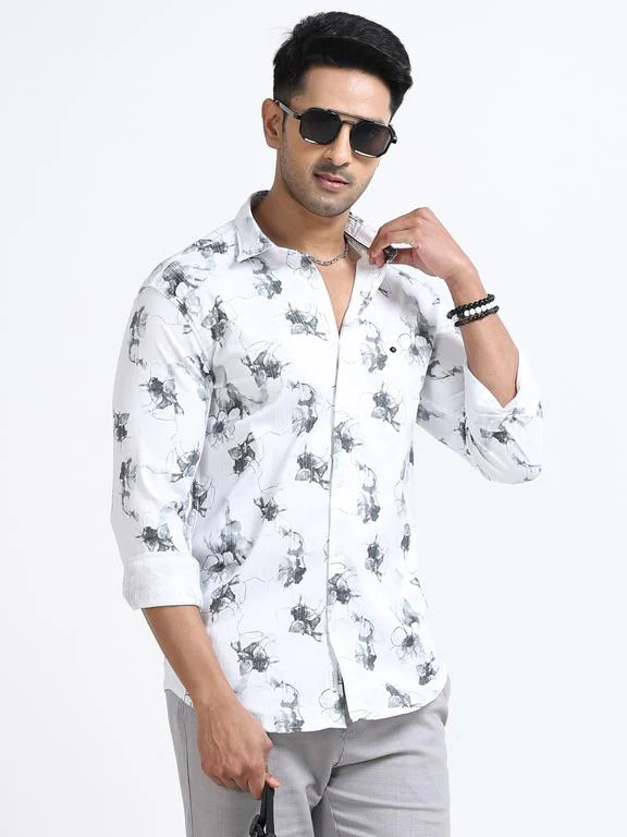 Men Premium Printed Casual Shirt - Image 4