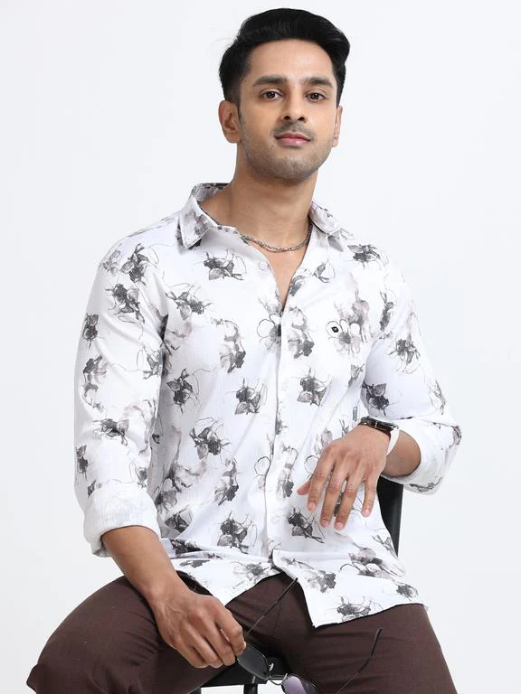 Men Premium Printed Casual Shirt - Image 2