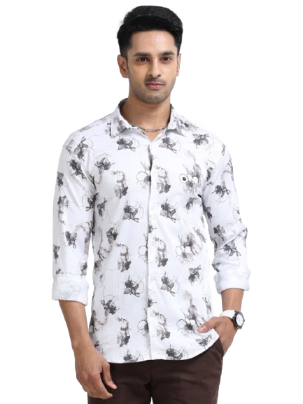 Men Premium Printed Casual Shirt - Image 3