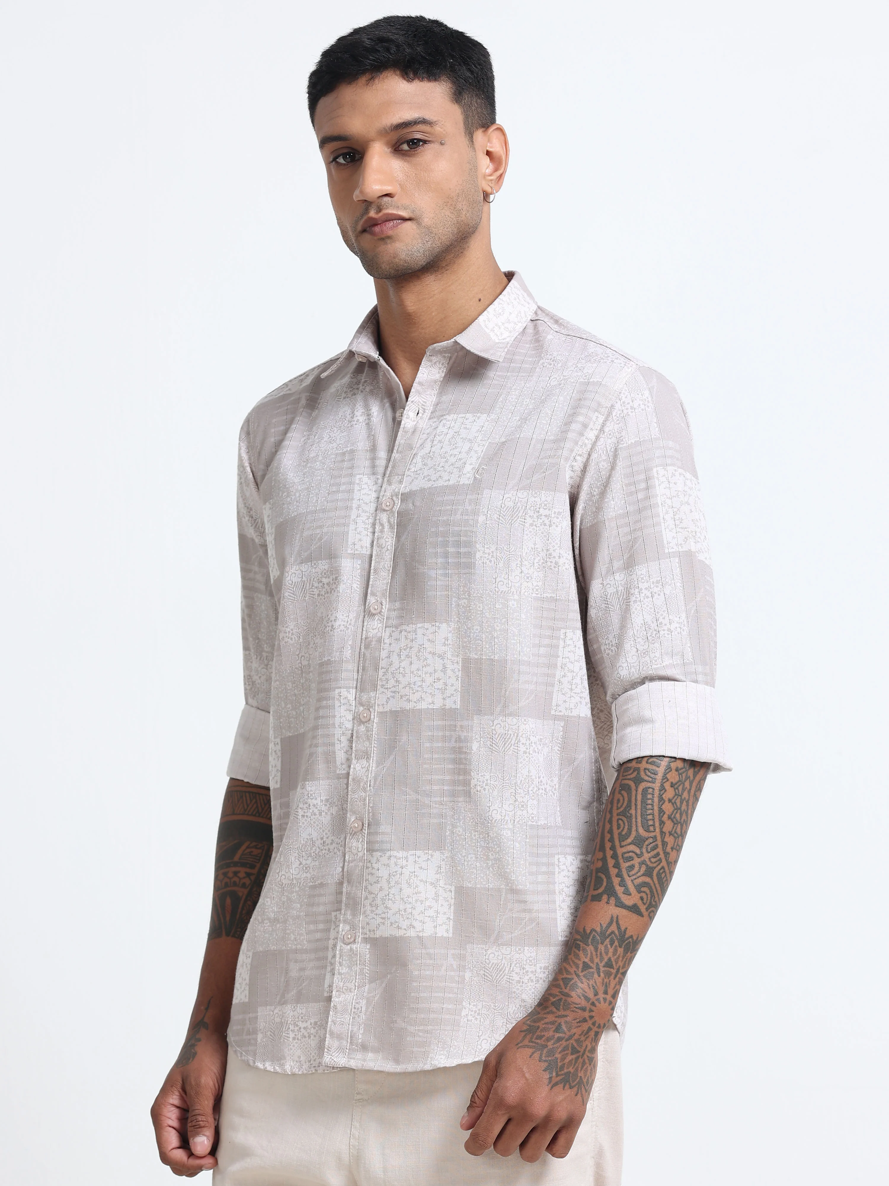 Men Premium Printed Casual Shirt - Image 3