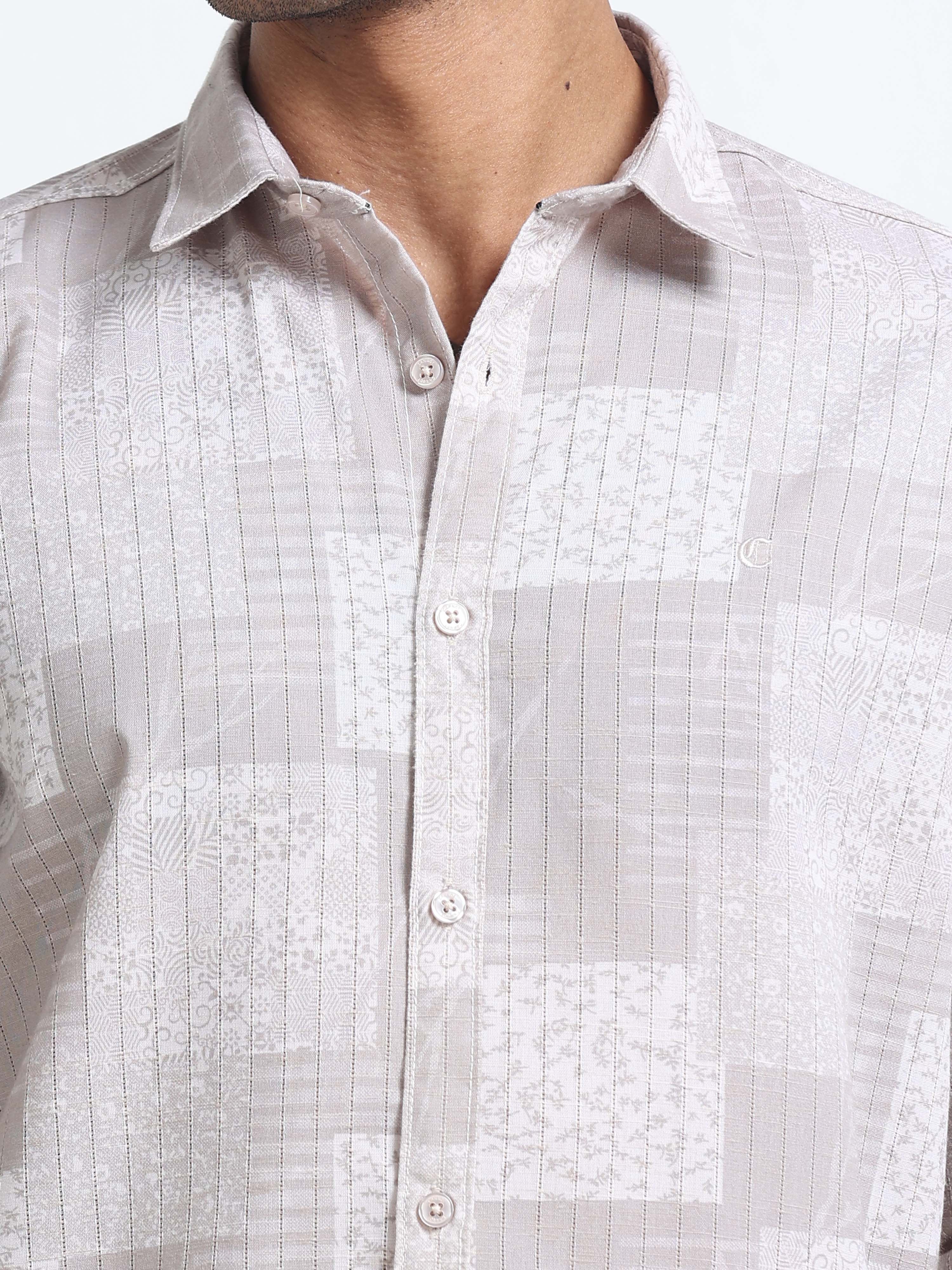 Men Premium Printed Casual Shirt - Image 4
