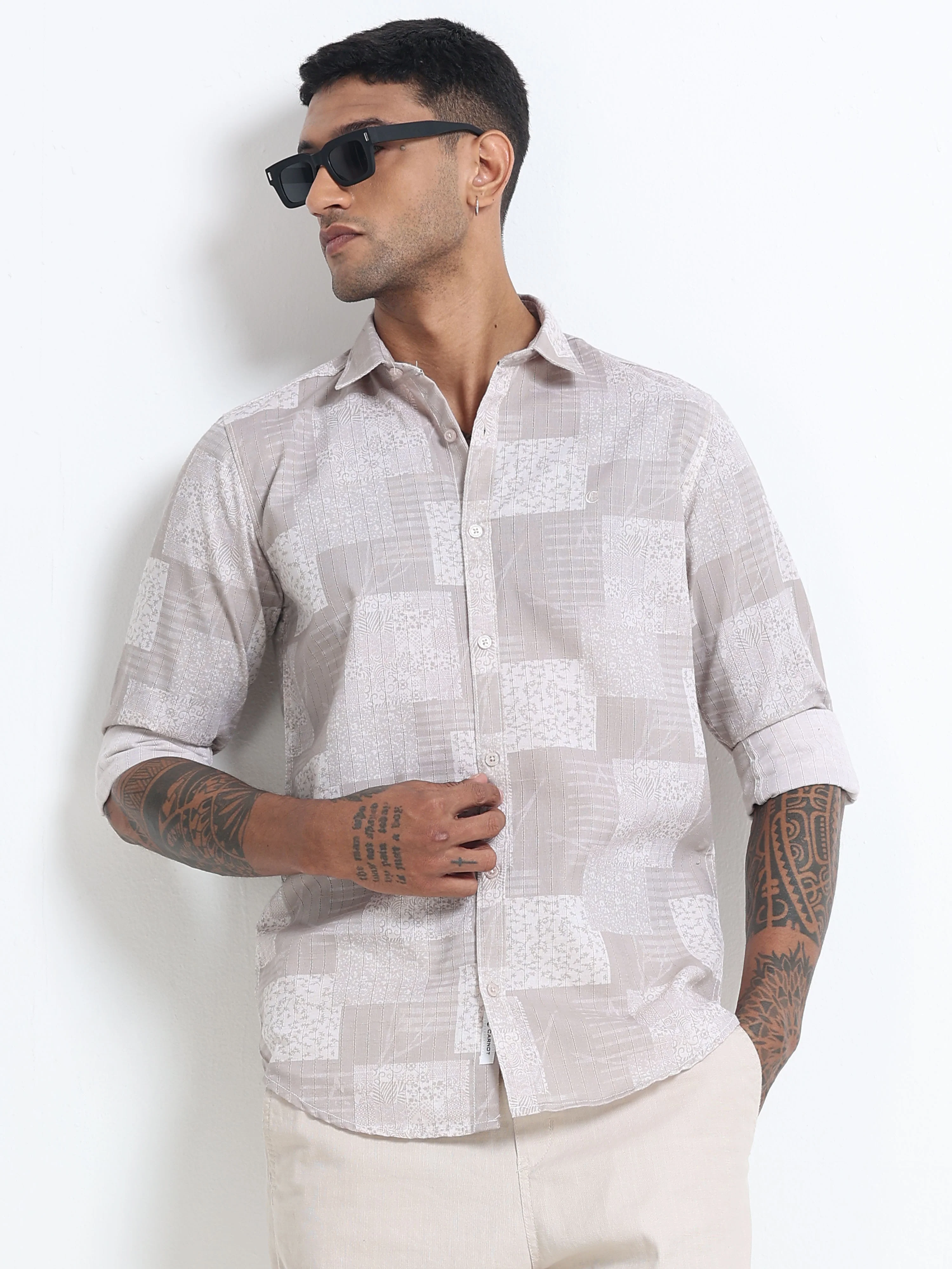 Men Premium Printed Casual Shirt - Image 5