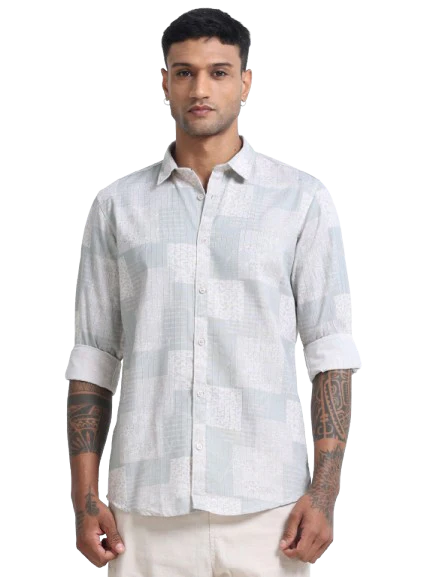 Men Premium Printed Casual Shirt - Image 2