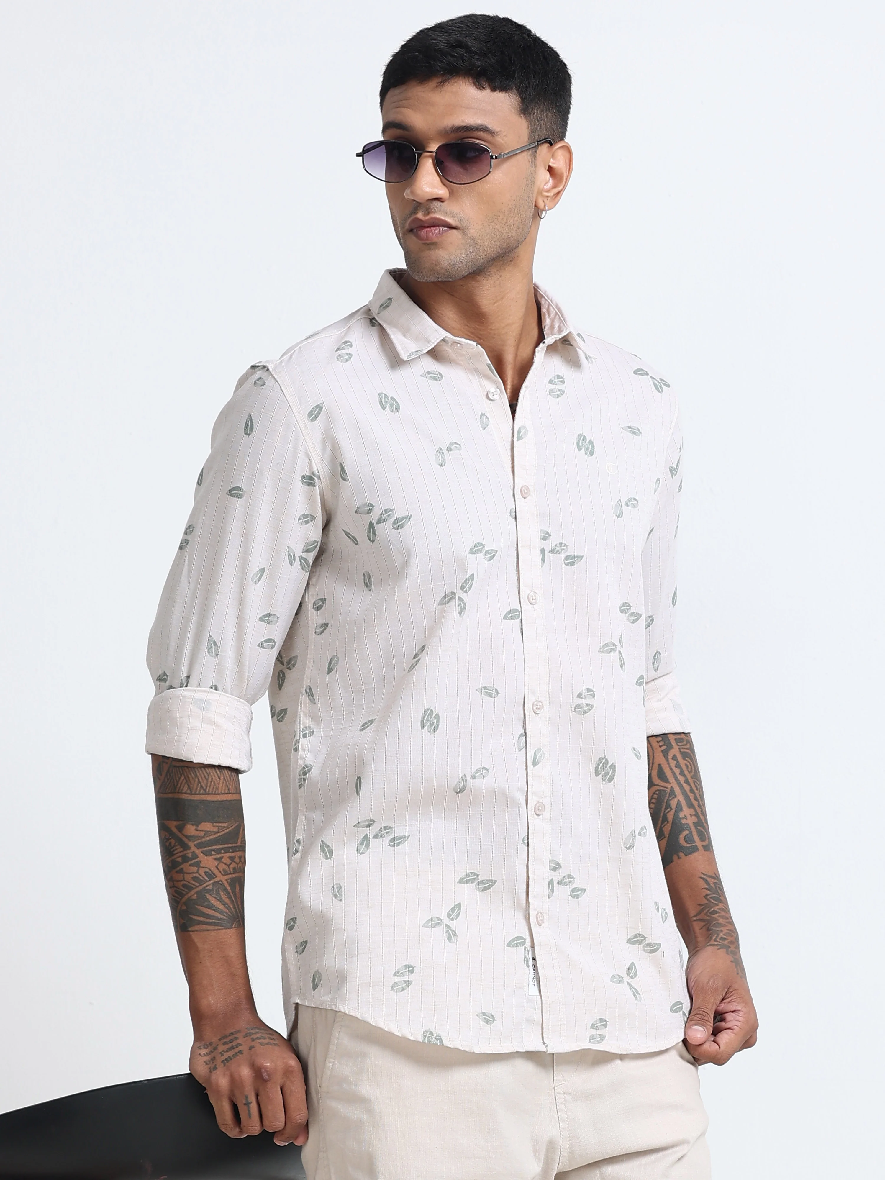 Men Premium Printed Casual Shirt