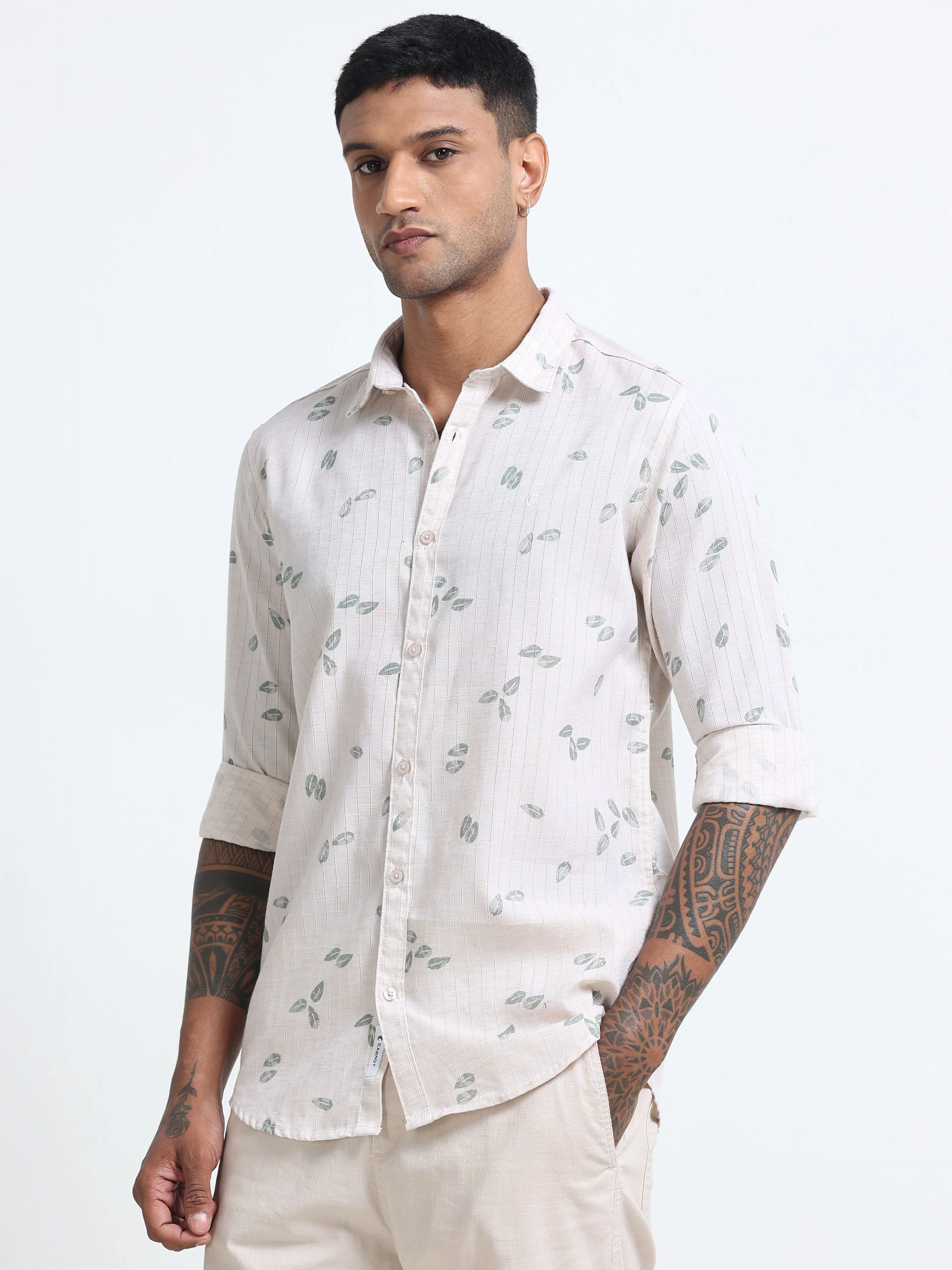 Men Premium Printed Casual Shirt - Image 4