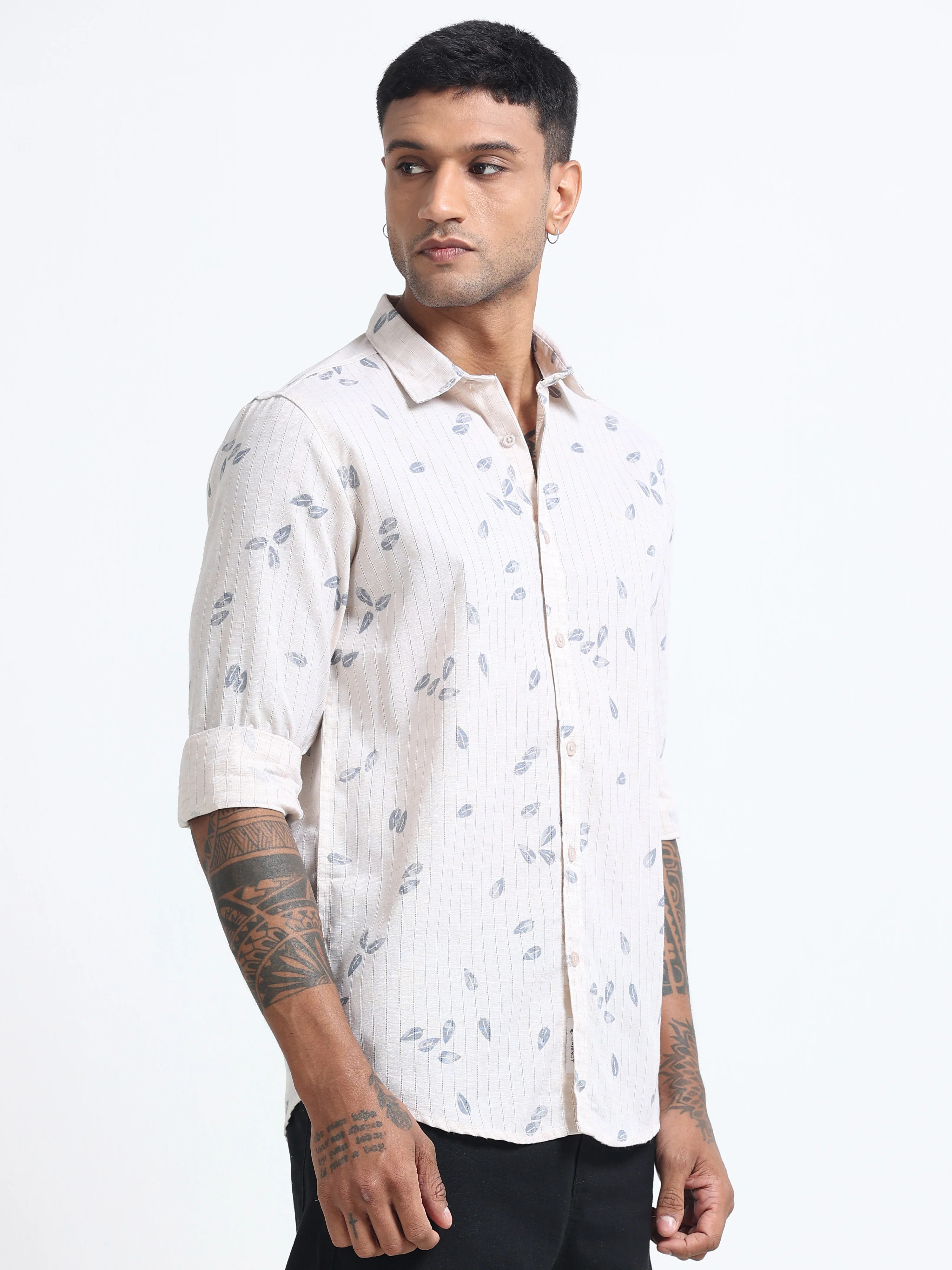 Men Premium Printed Casual Shirt - Image 4