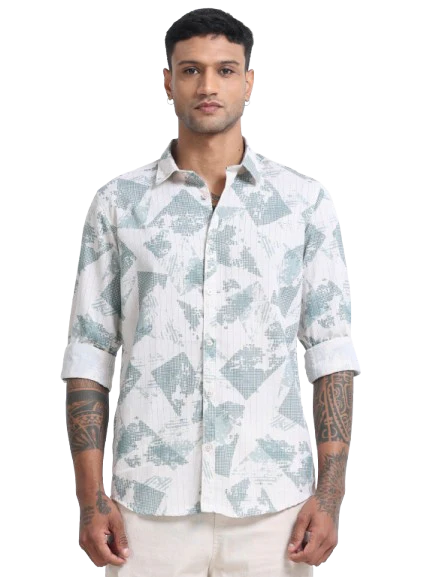 Men Premium Printed Casual Shirt - Image 2