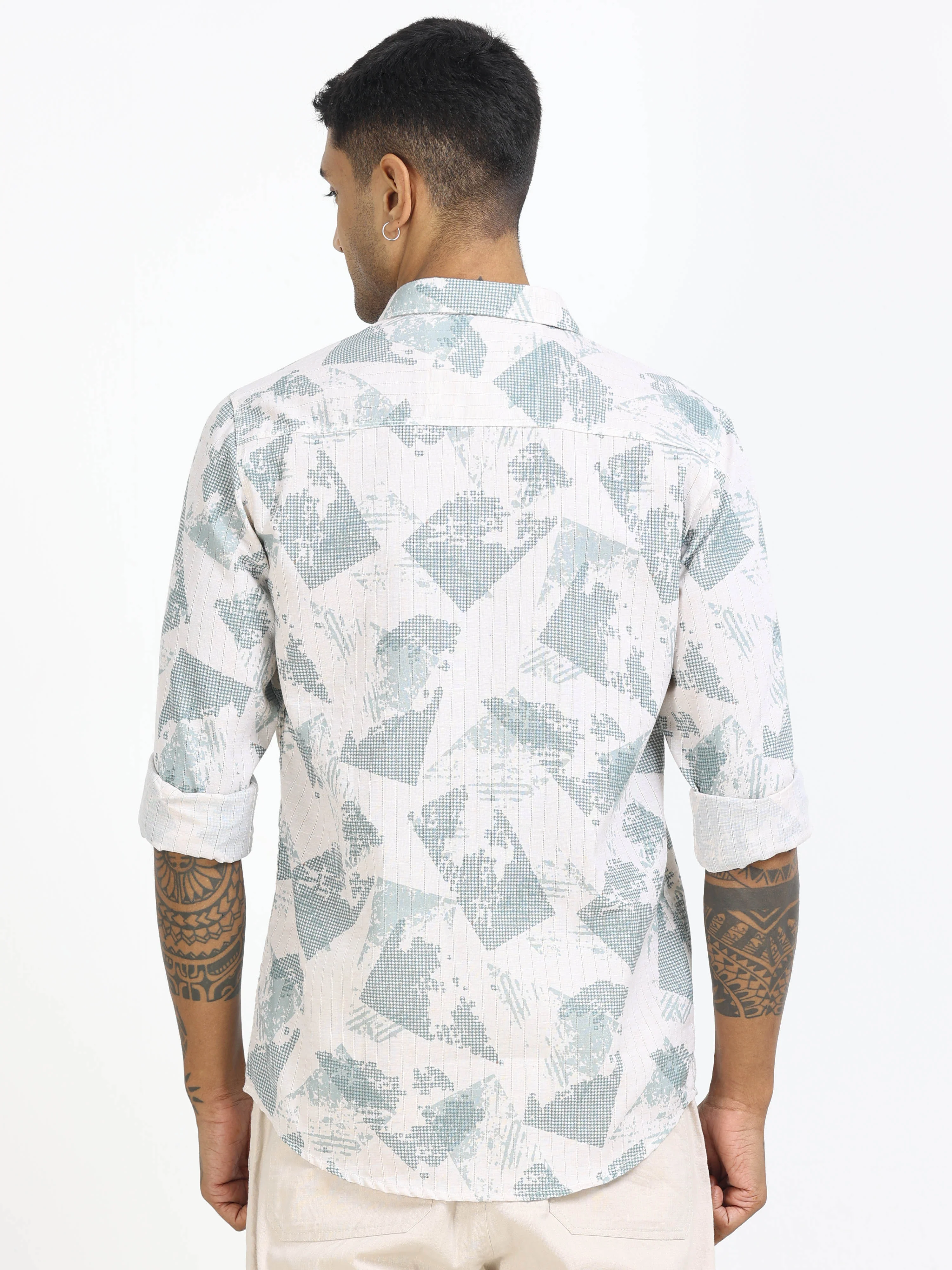 Men Premium Printed Casual Shirt - Image 3