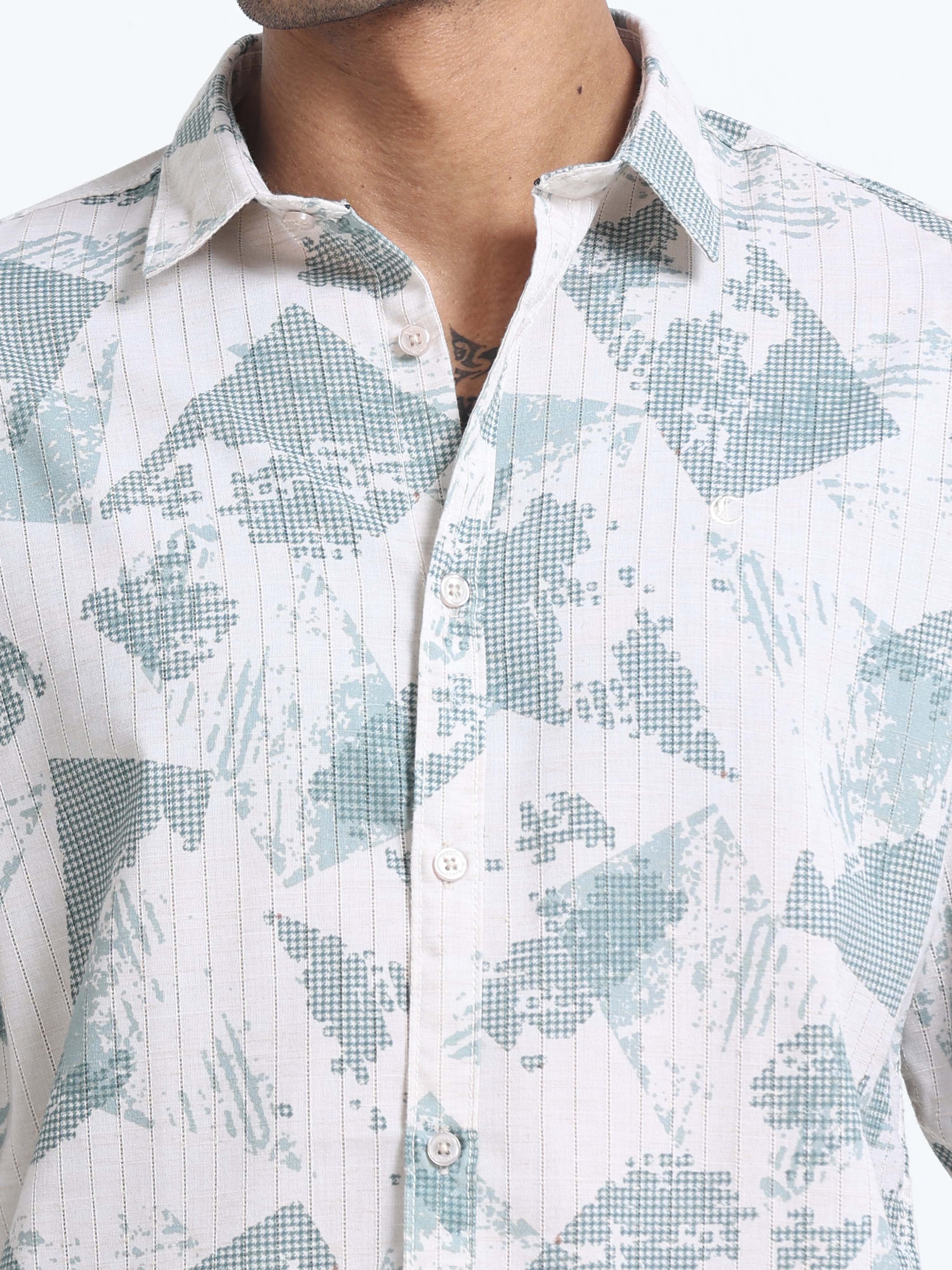 Men Premium Printed Casual Shirt - Image 5