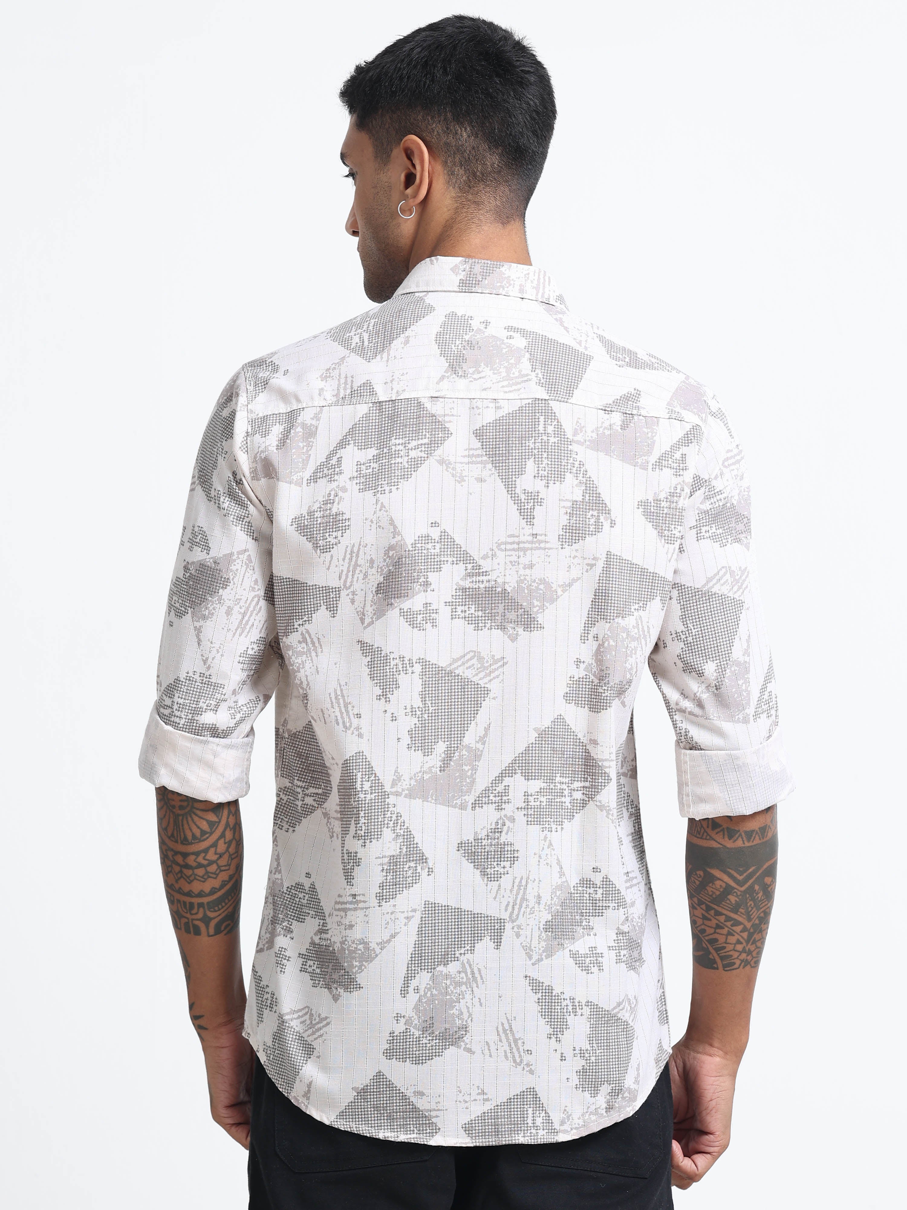 Men Premium Printed Casual Shirt - Image 2