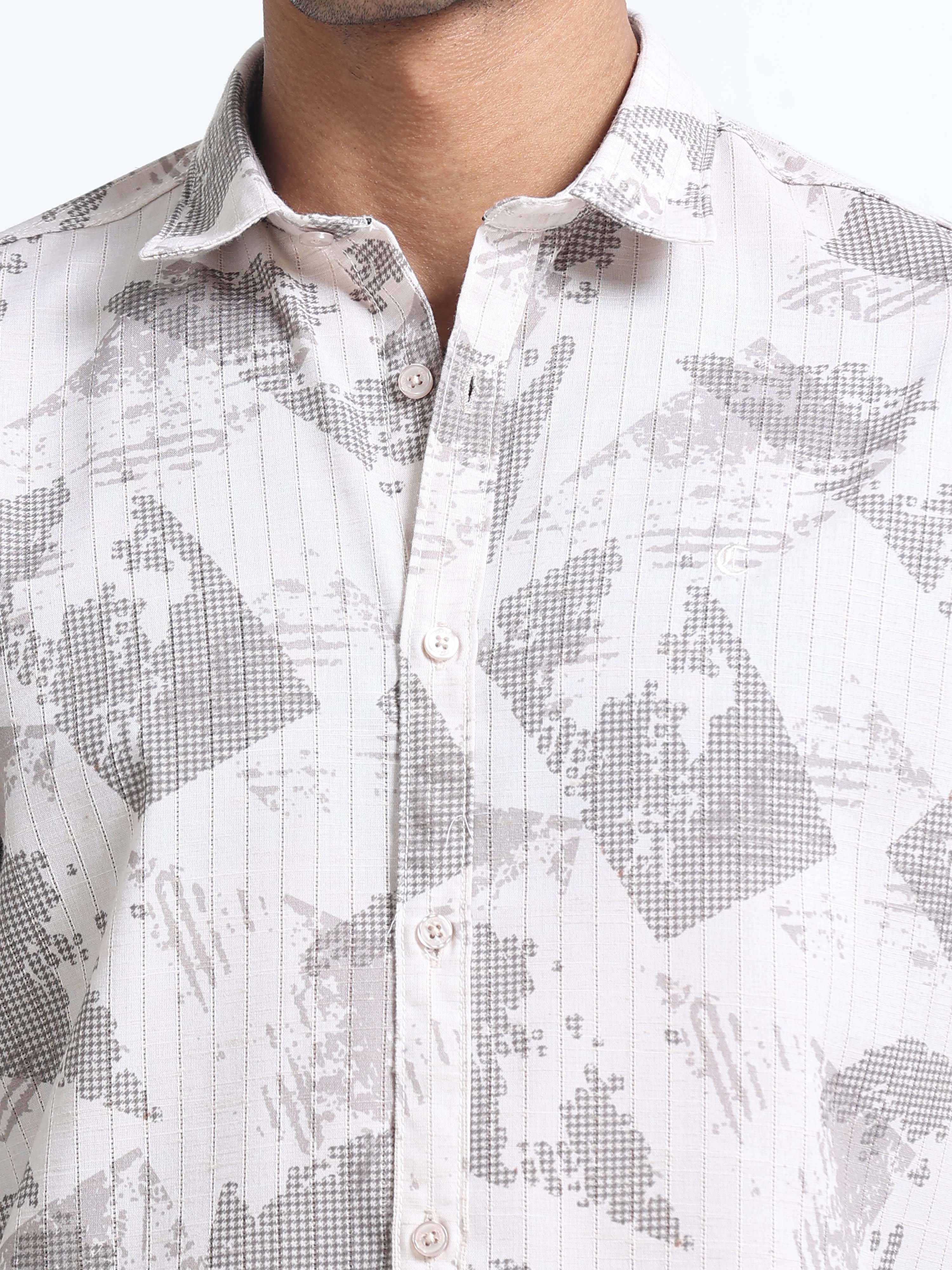 Men Premium Printed Casual Shirt - Image 4