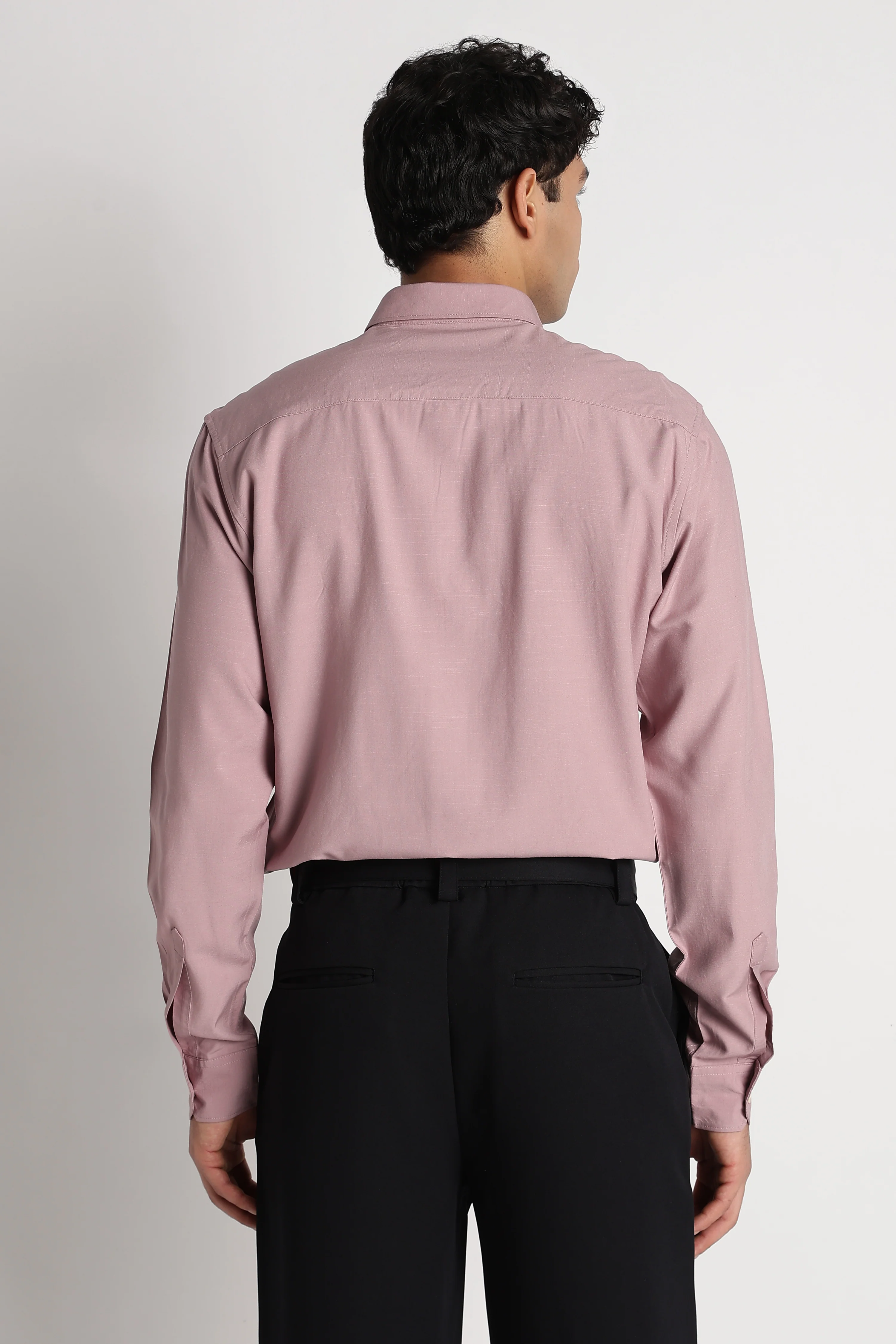Men Premium Solid Casual Shirt - Image 3