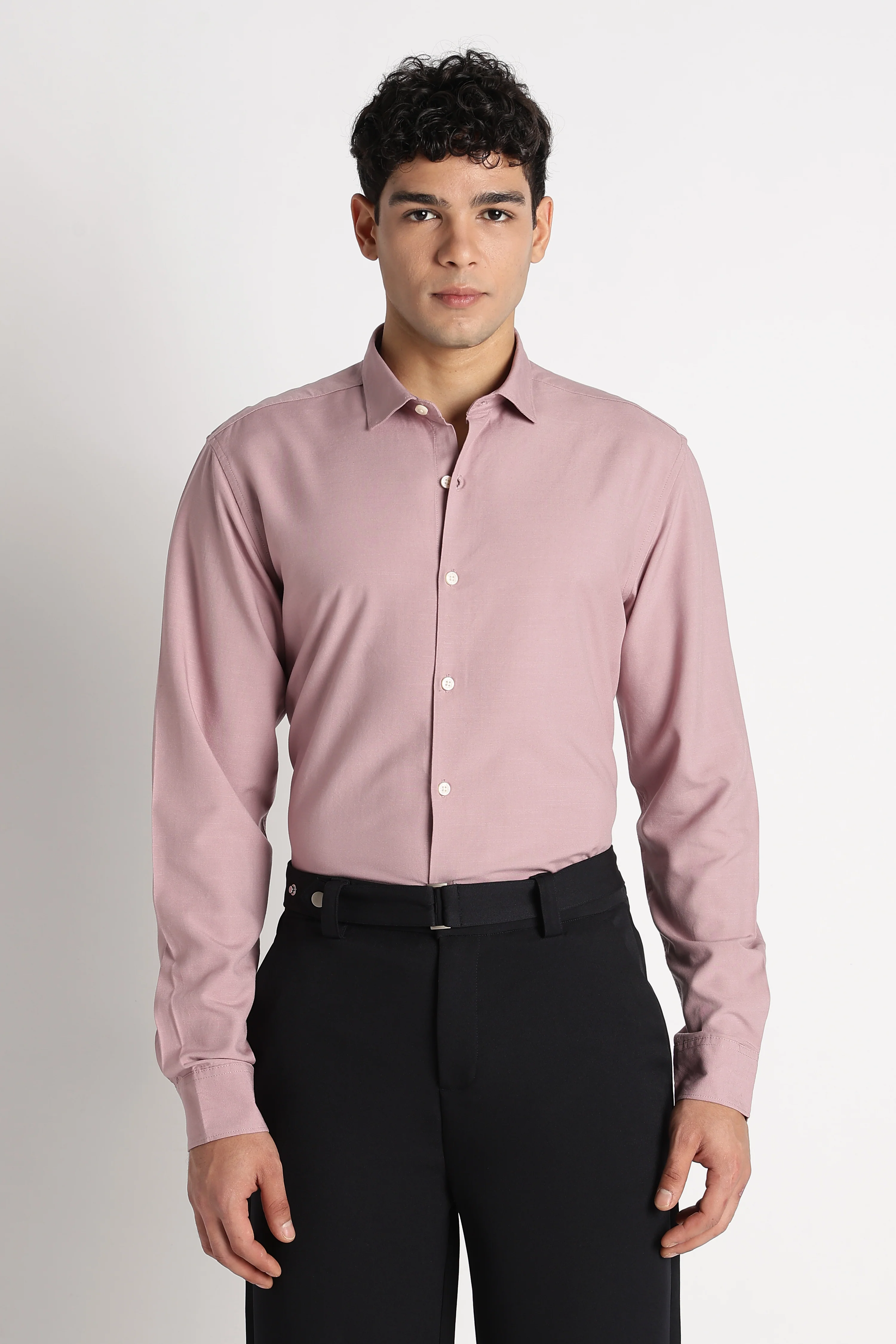 Men Premium Solid Casual Shirt - Image 4