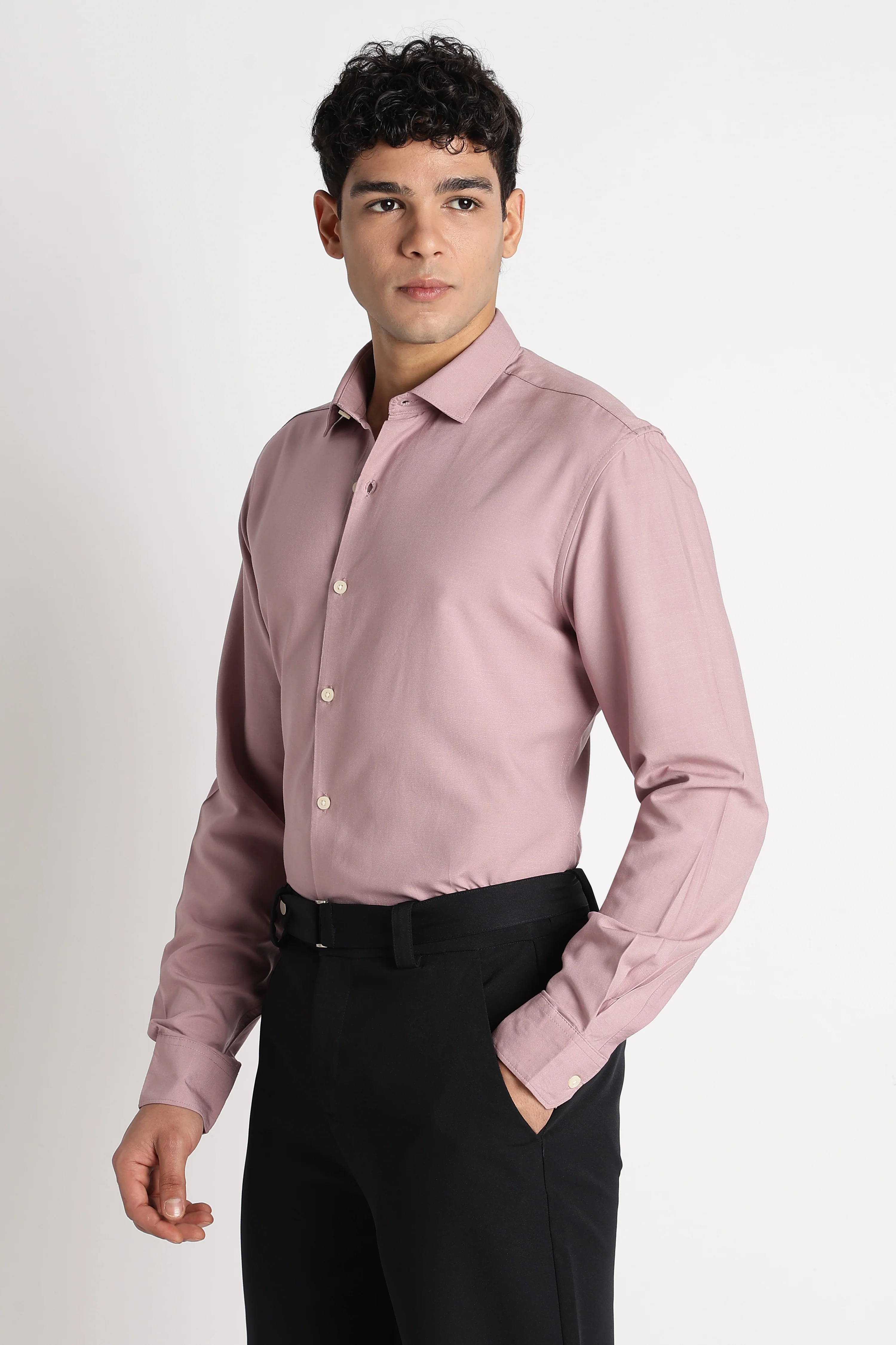Men Premium Solid Casual Shirt - Image 7