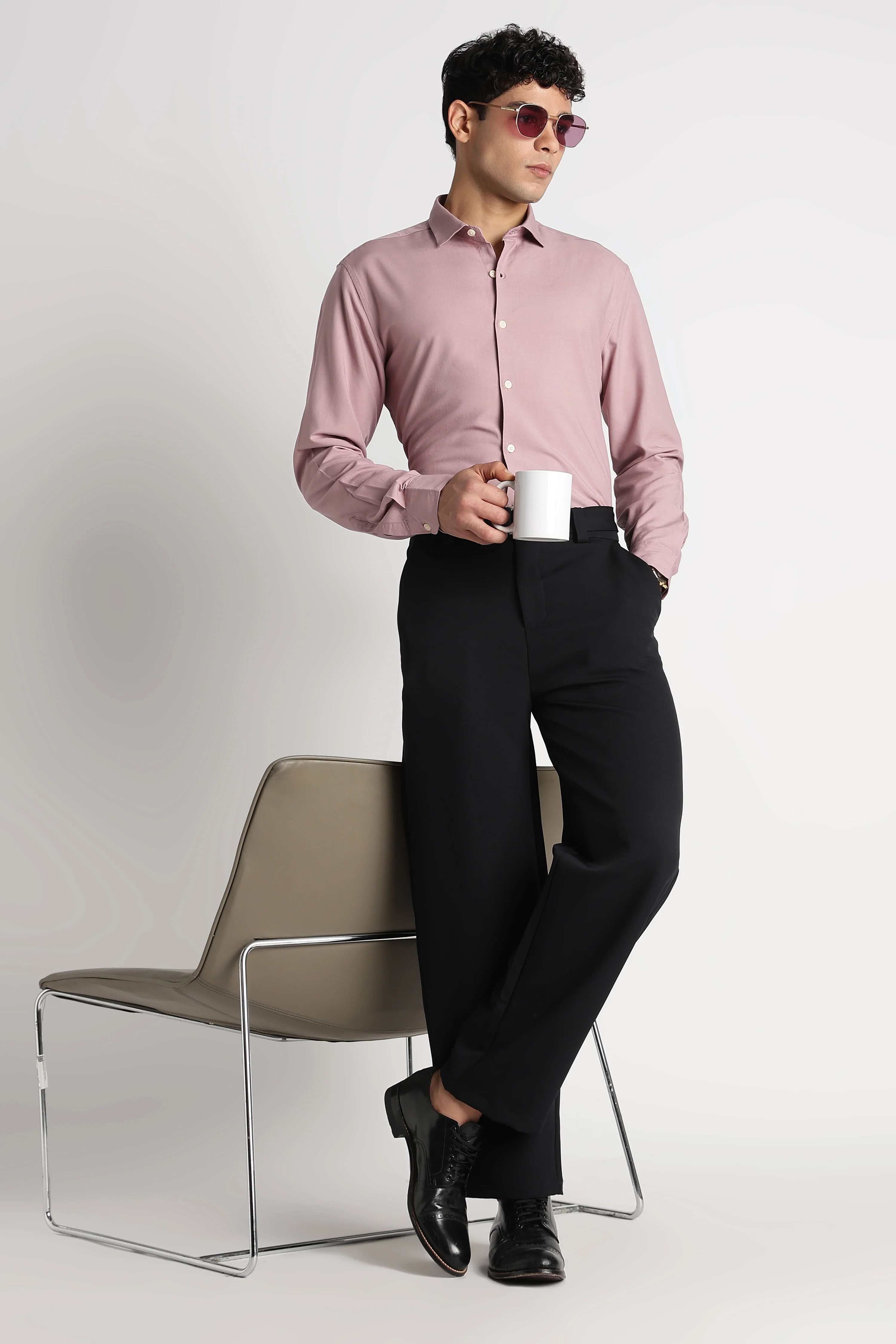 Men Premium Solid Casual Shirt - Image 9