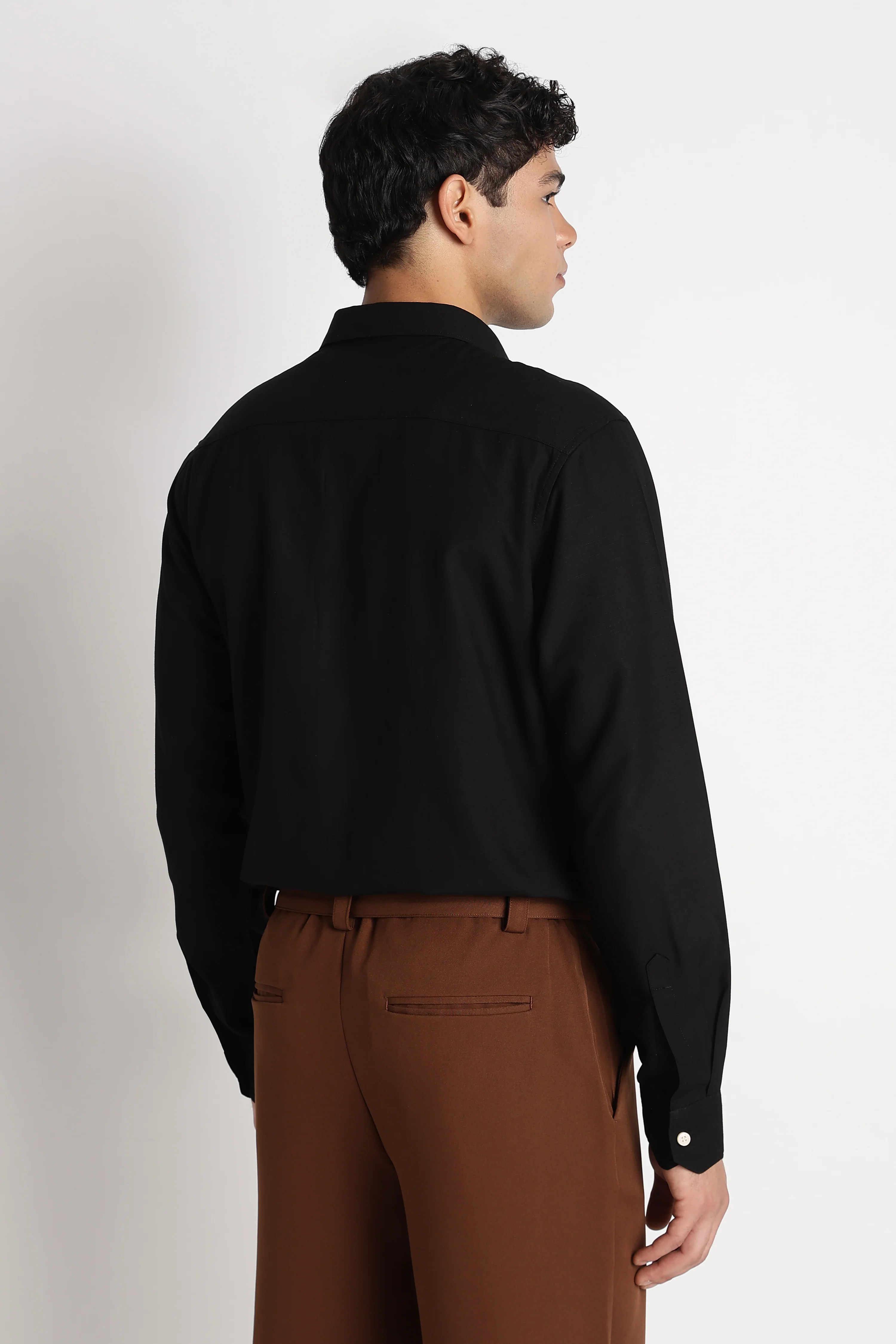 Men Premium Solid Casual Shirt - Image 3