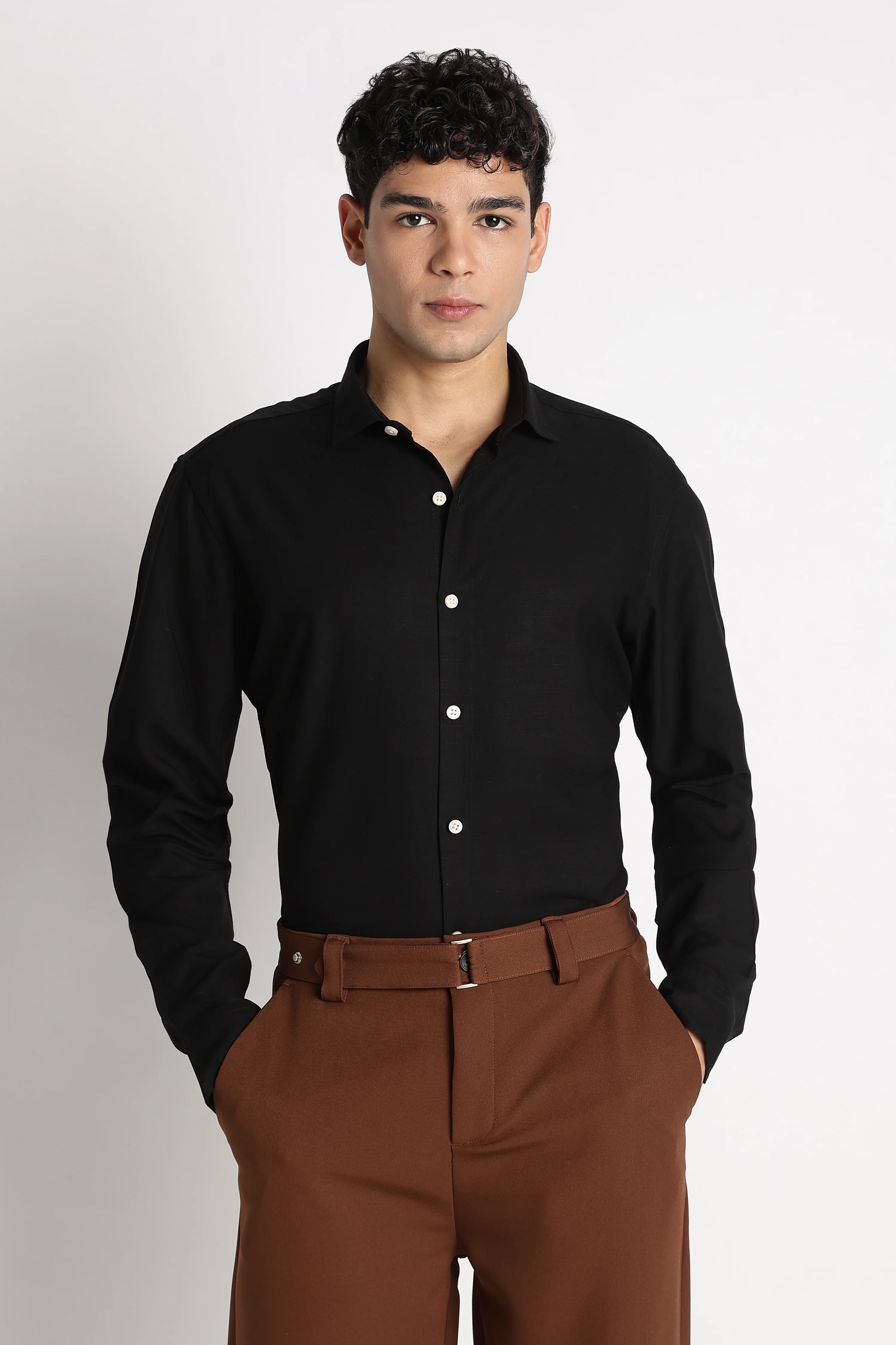 Men Premium Solid Casual Shirt - Image 6