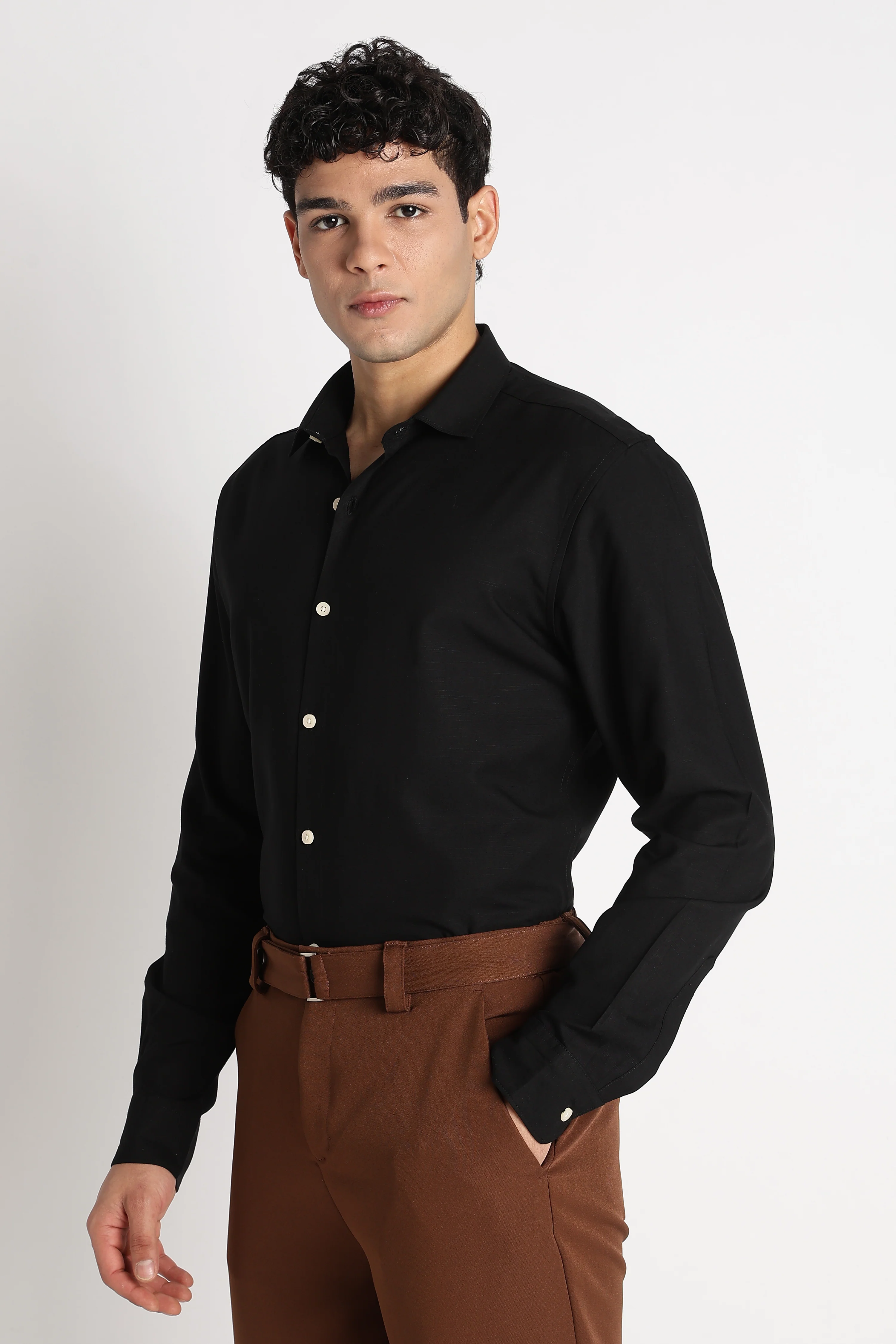 Men Premium Solid Casual Shirt - Image 7