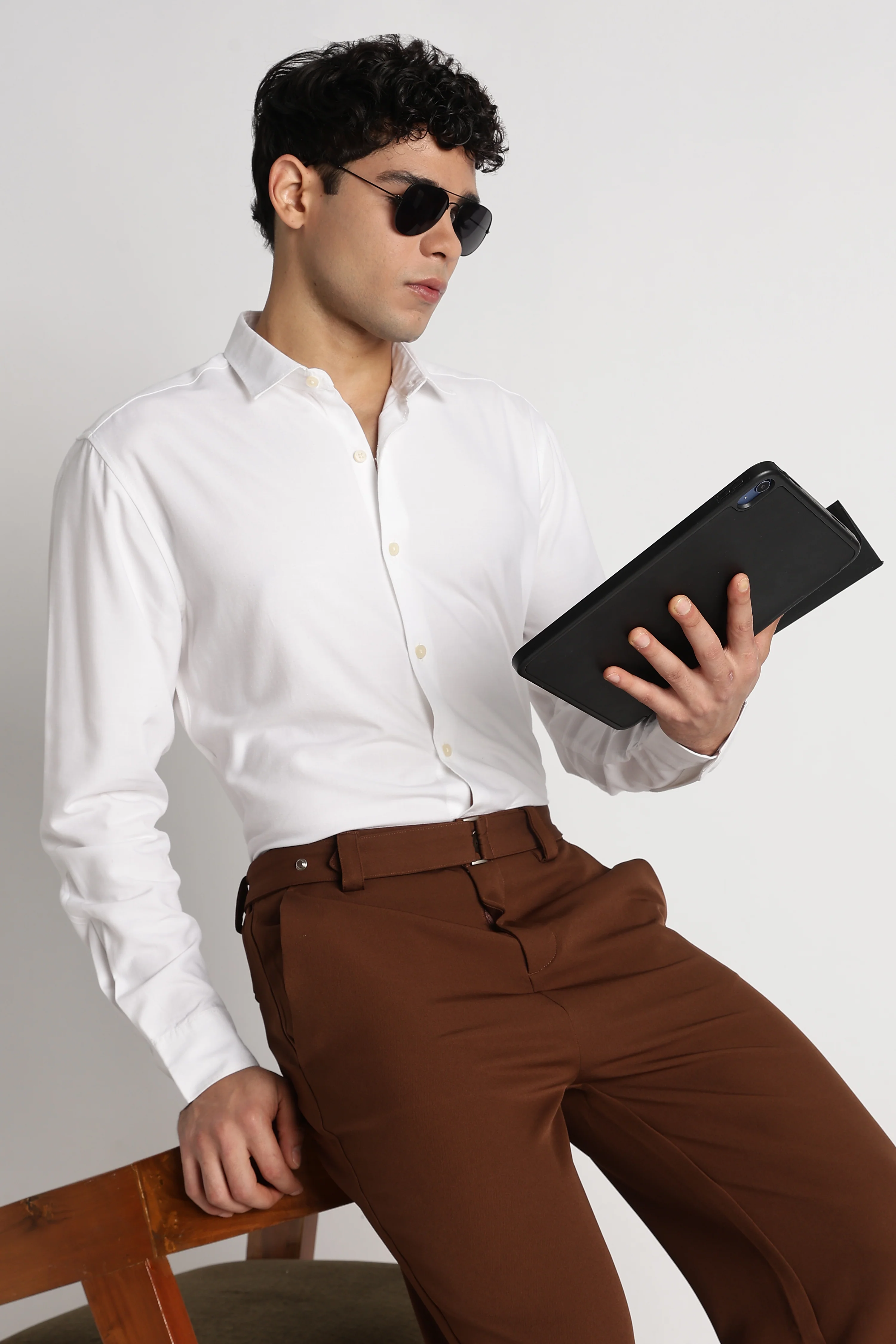 Men Premium Solid Casual Shirt - Image 11