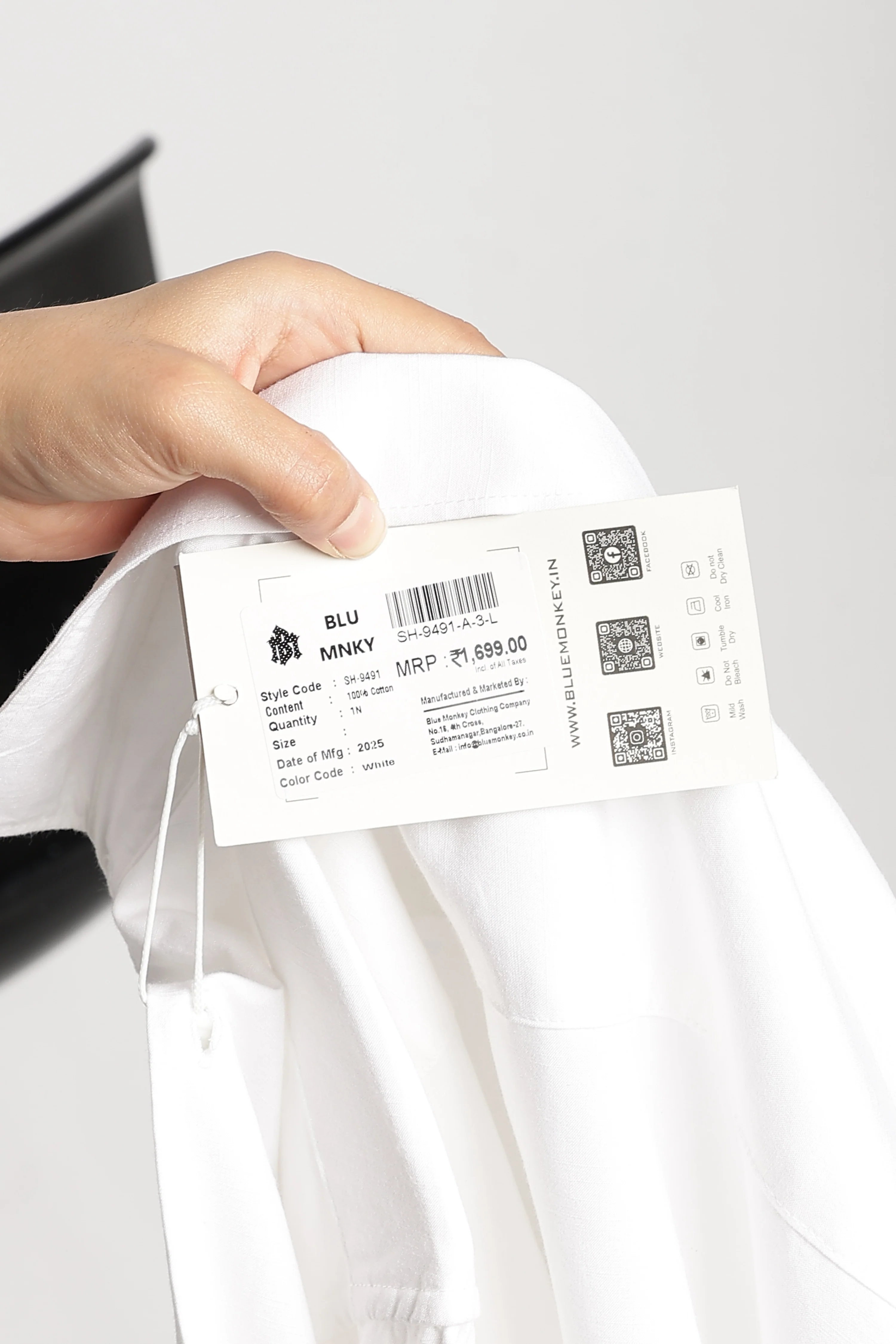 Men Premium Solid Casual Shirt - Image 2