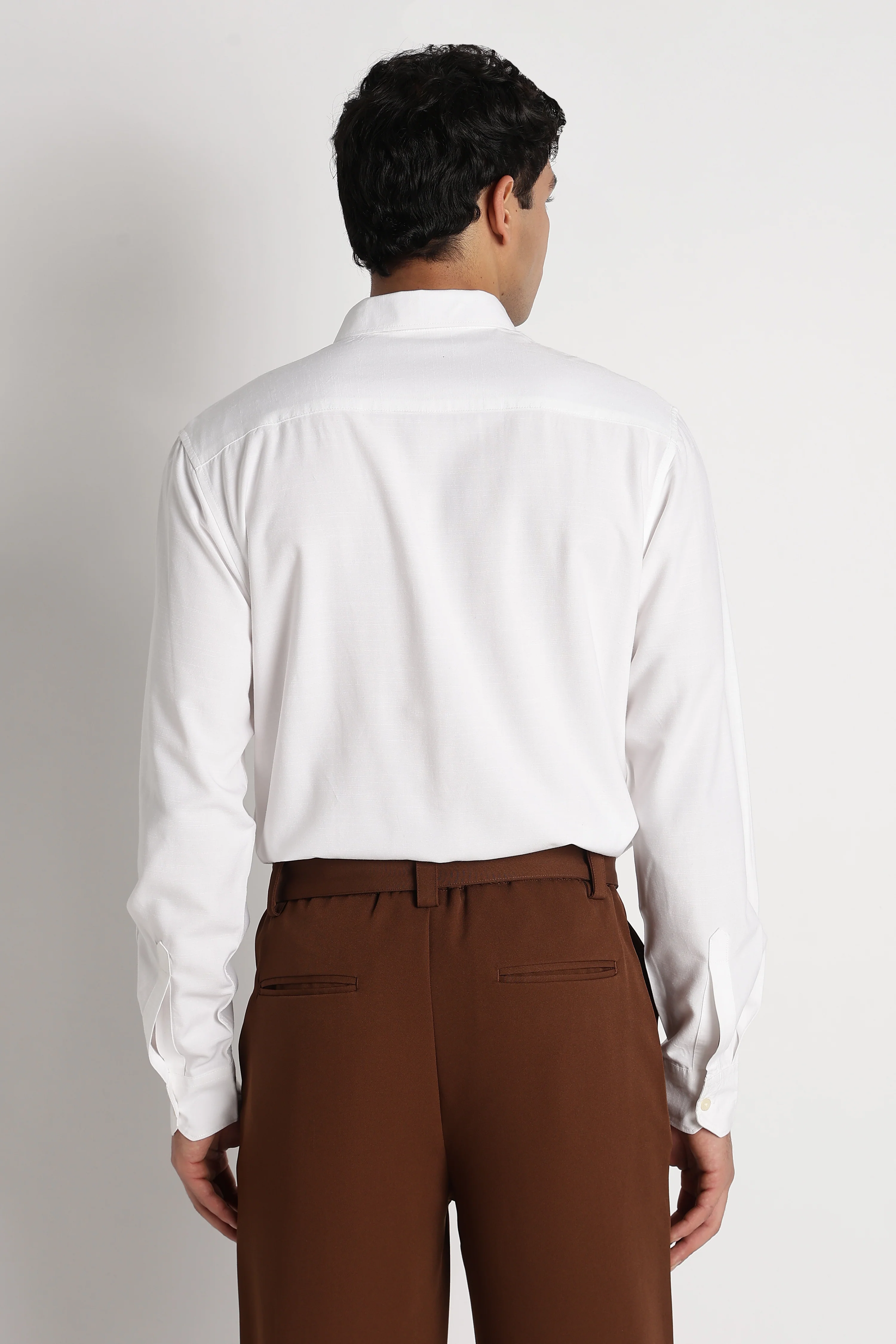 Men Premium Solid Casual Shirt - Image 3
