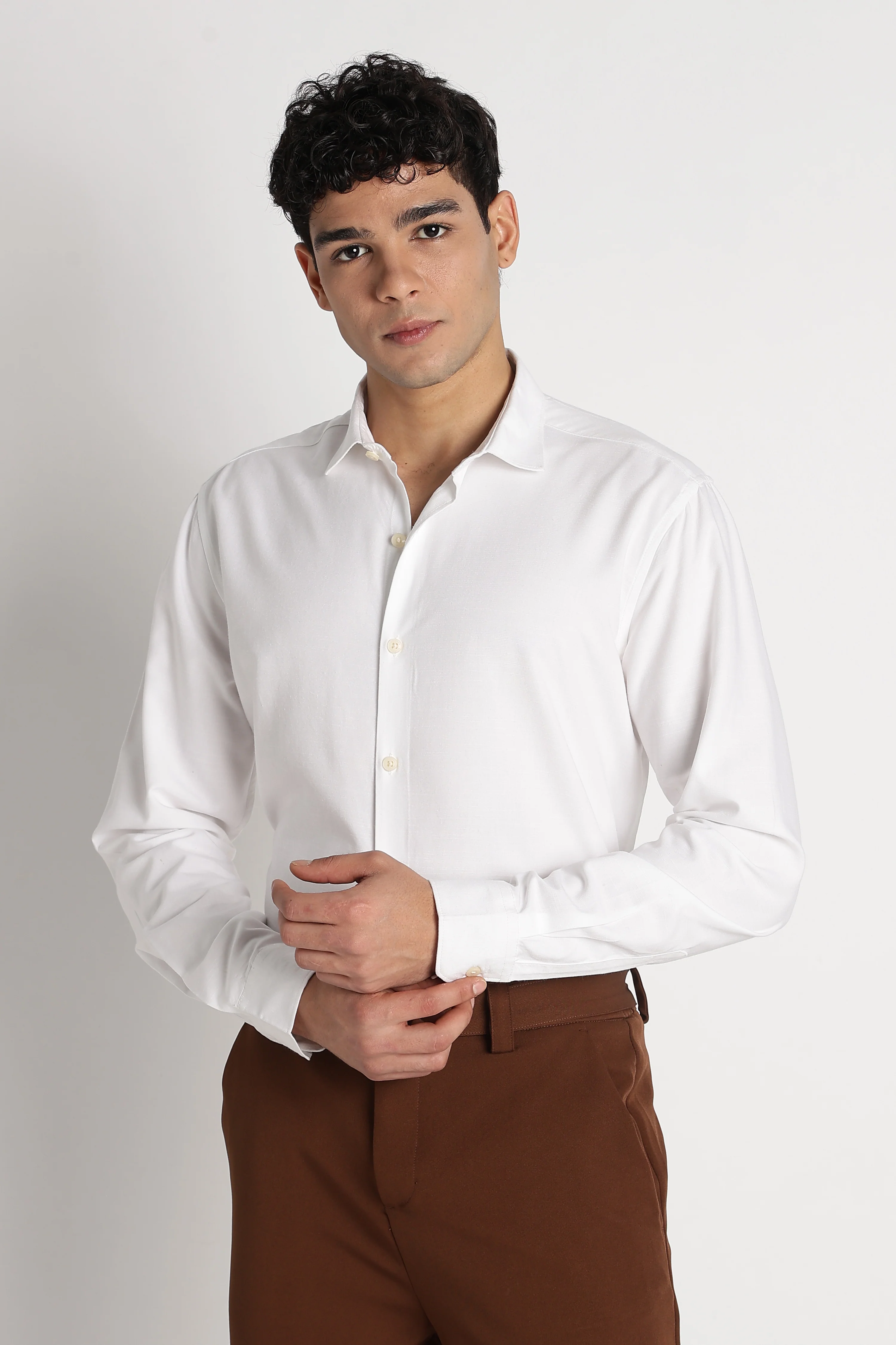 Men Premium Solid Casual Shirt - Image 6