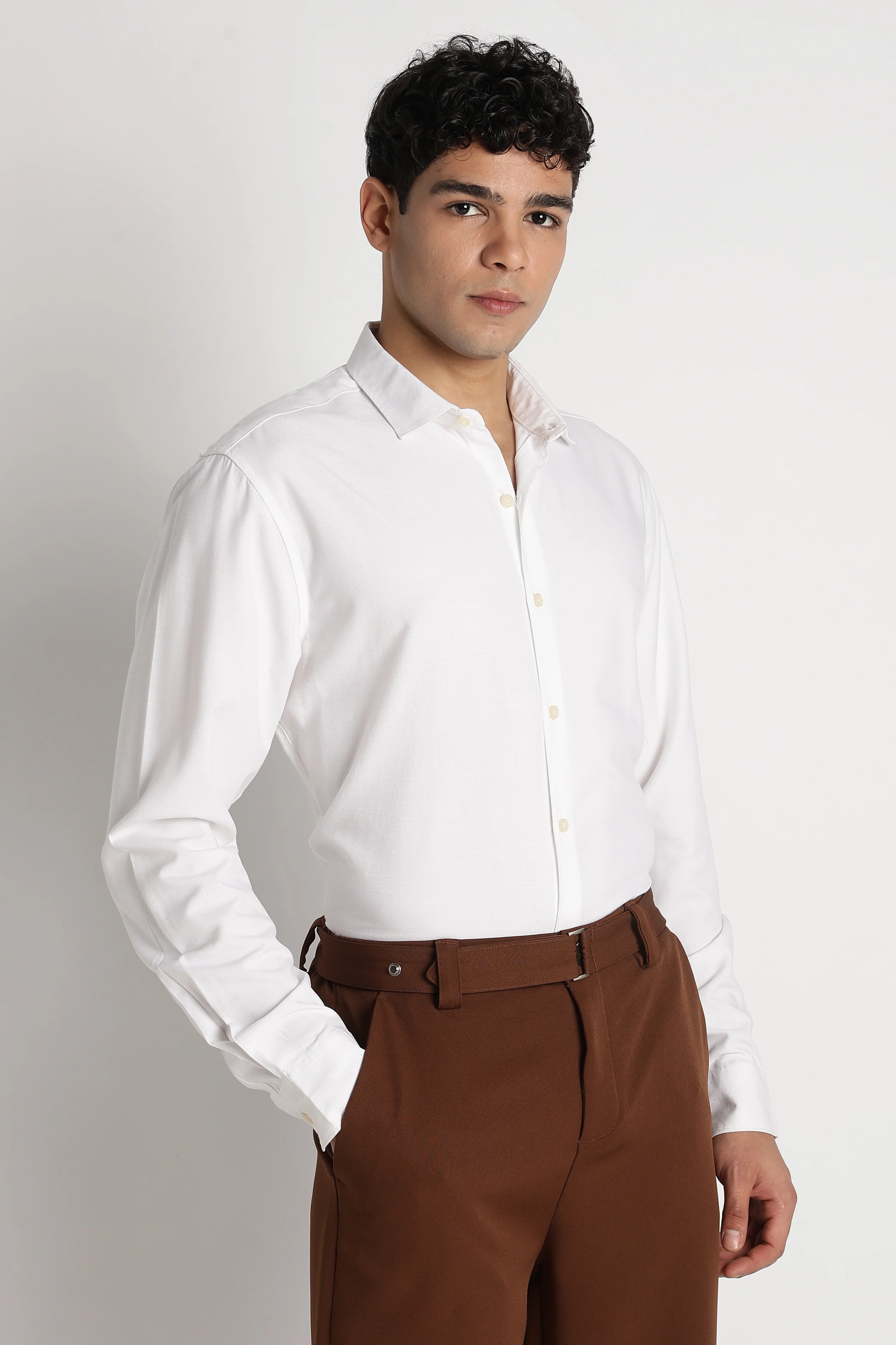 Men Premium Solid Casual Shirt - Image 8