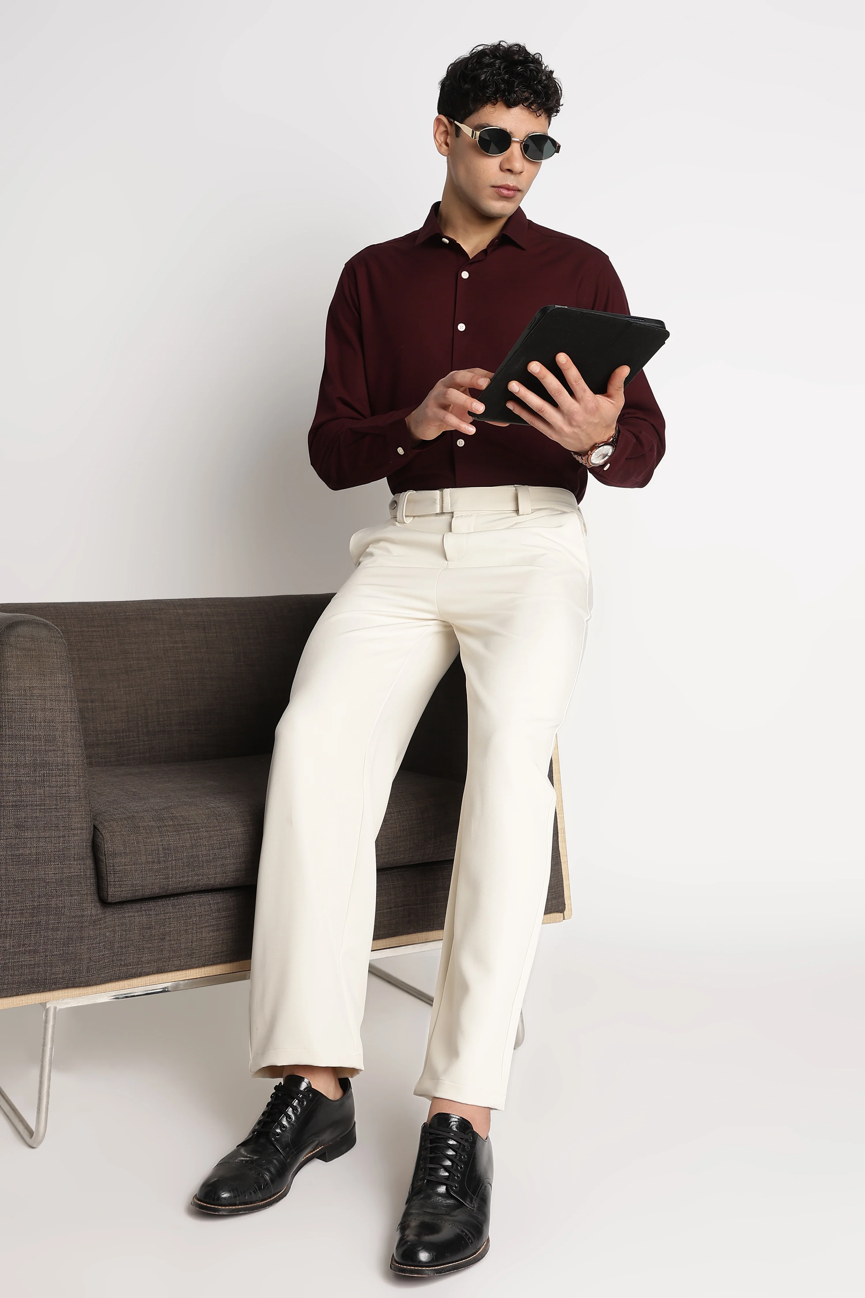 Men Premium Solid Casual Shirt - Image 11