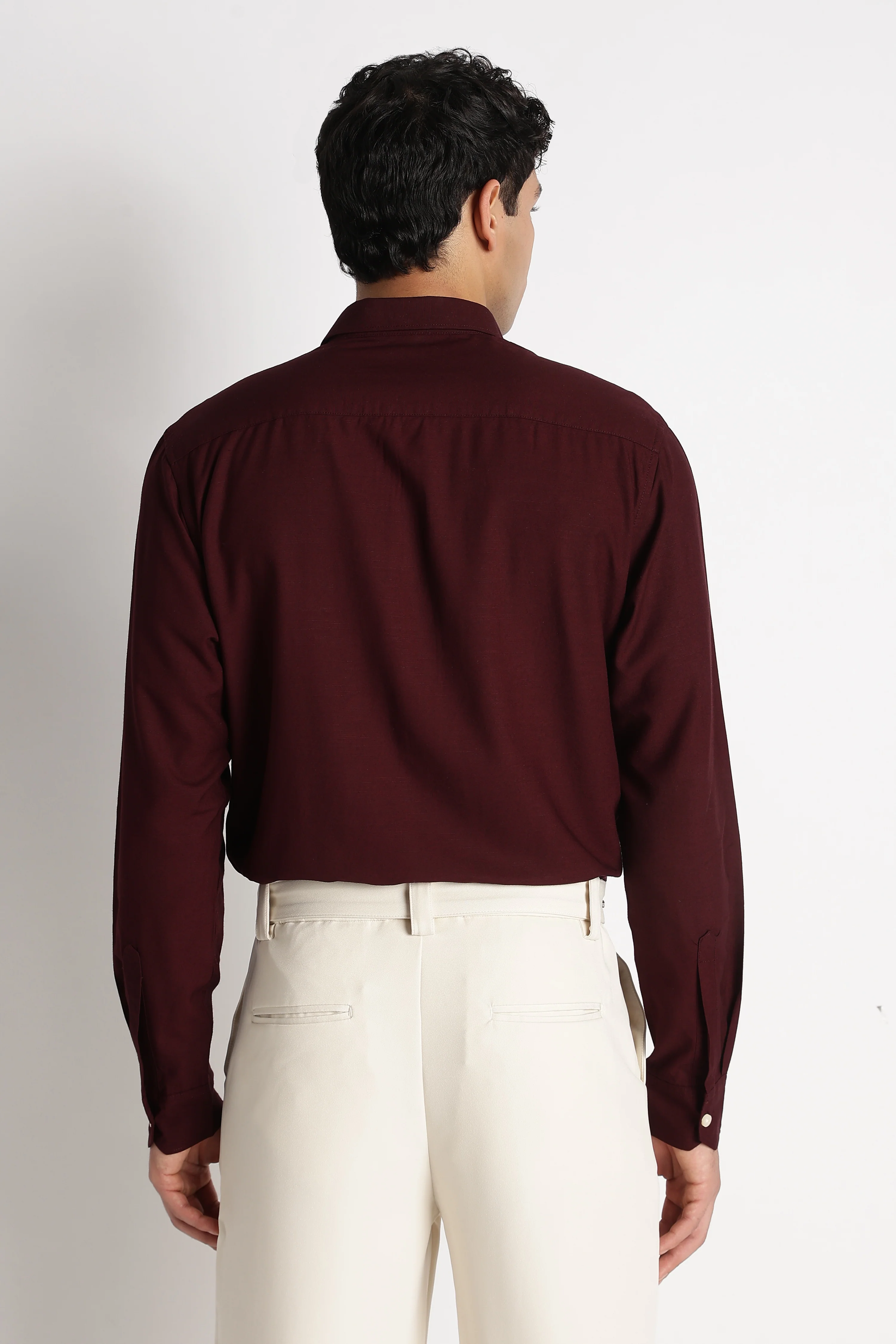 Men Premium Solid Casual Shirt - Image 3