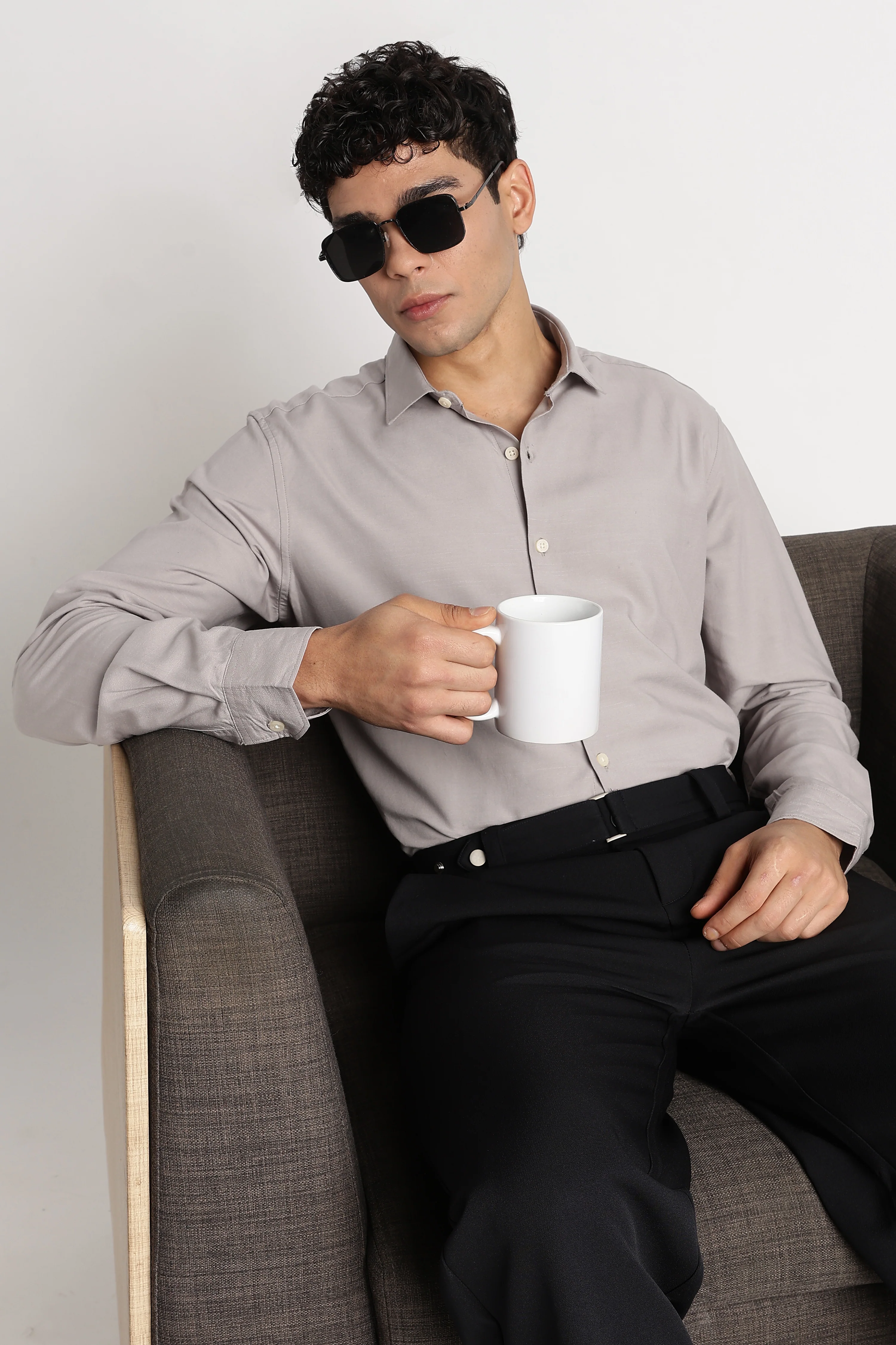 Men Premium Solid Casual Shirt - Image 11