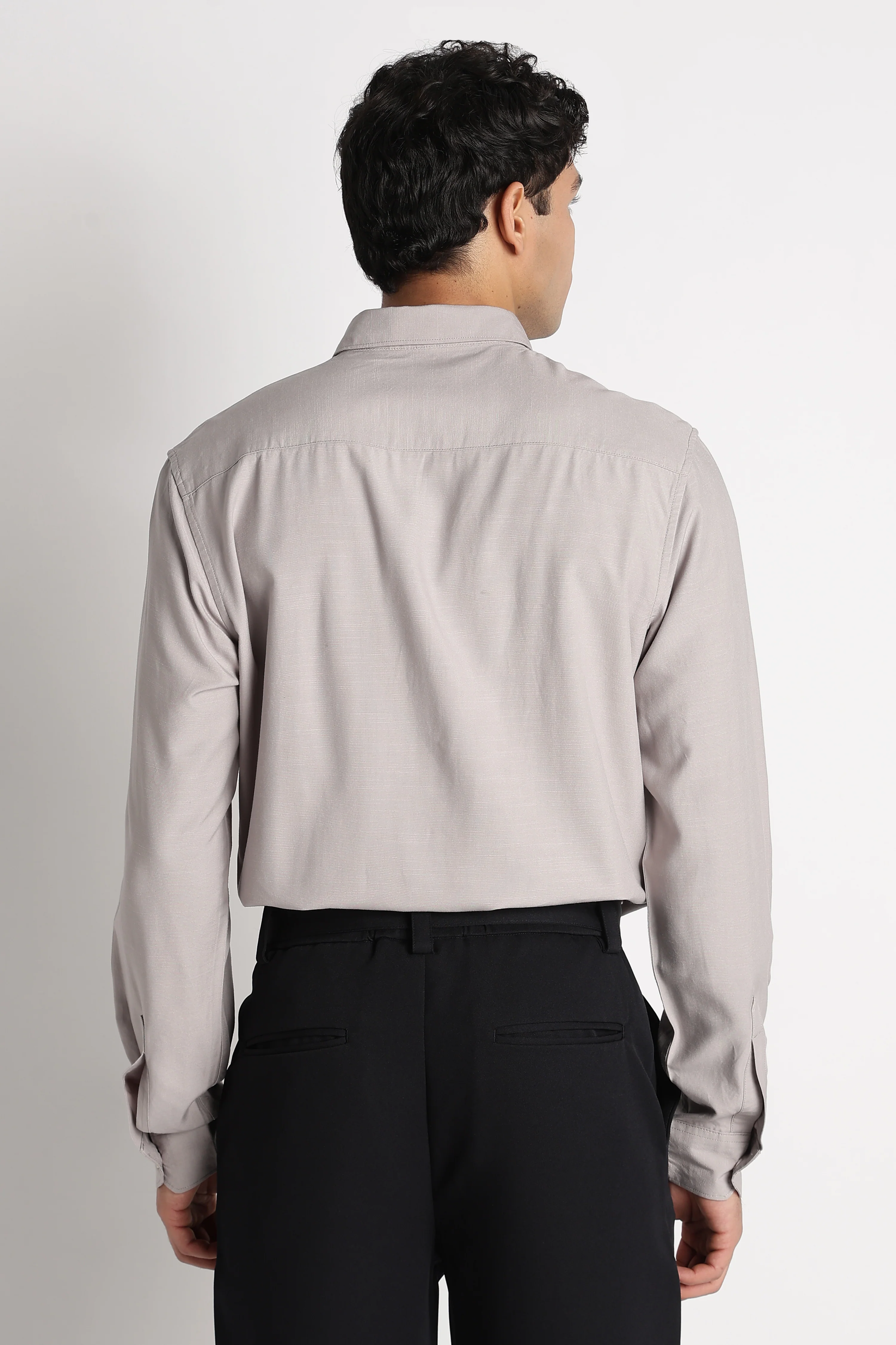 Men Premium Solid Casual Shirt - Image 3