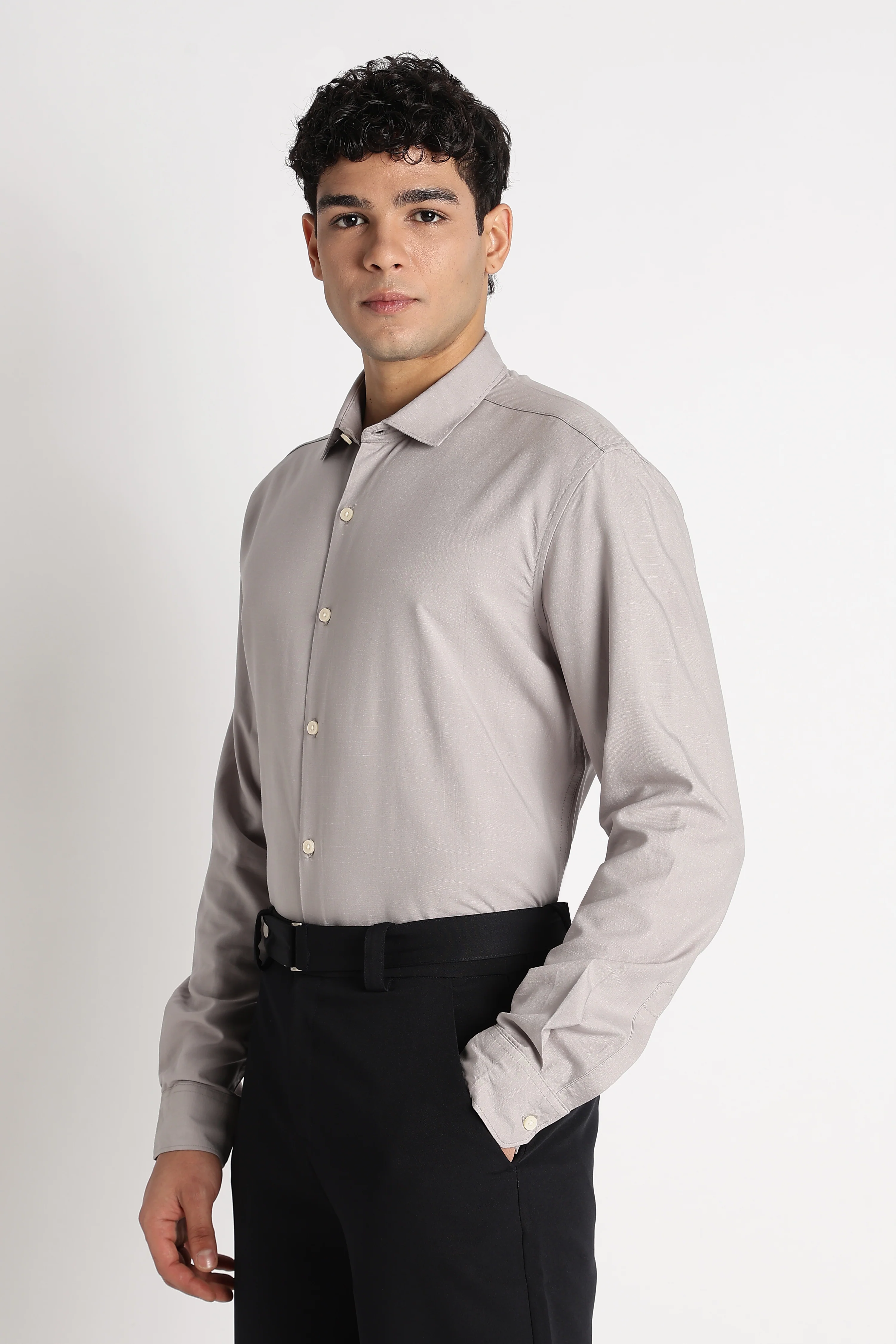 Men Premium Solid Casual Shirt - Image 7