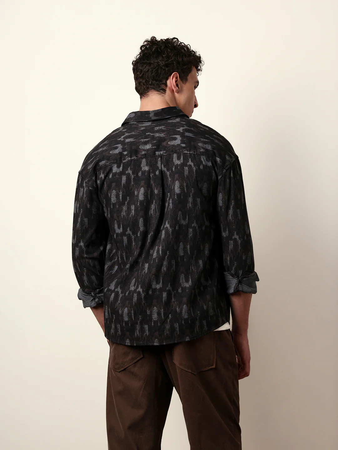 Men Printed Casual Full-Sleeve Shirt - Image 7