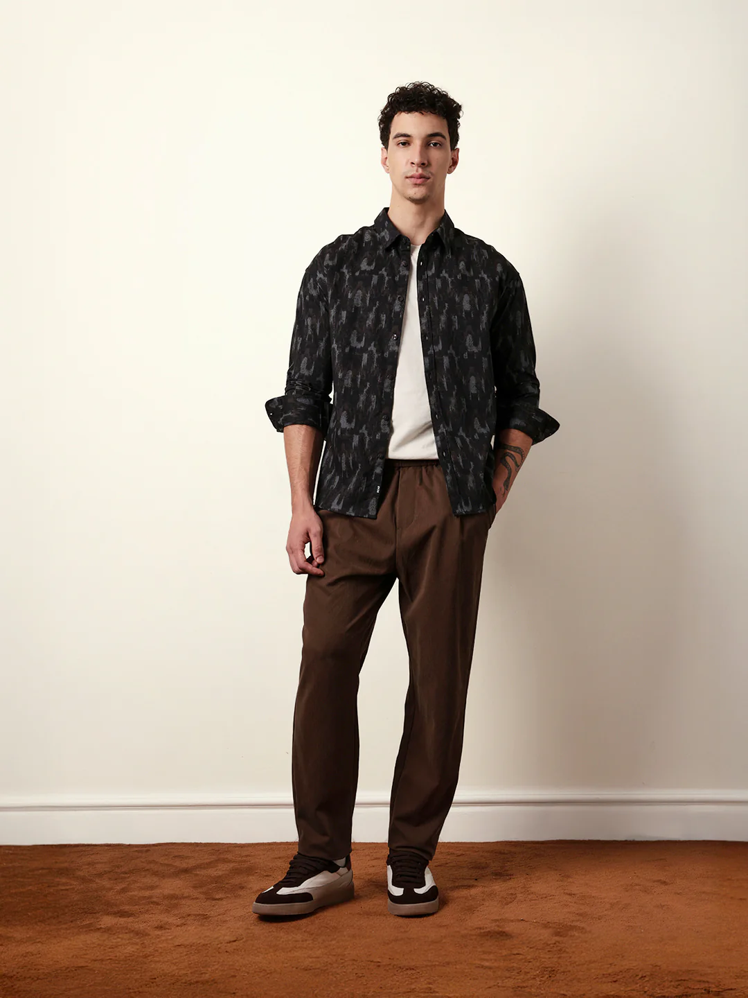 Men Printed Casual Full-Sleeve Shirt - Image 8