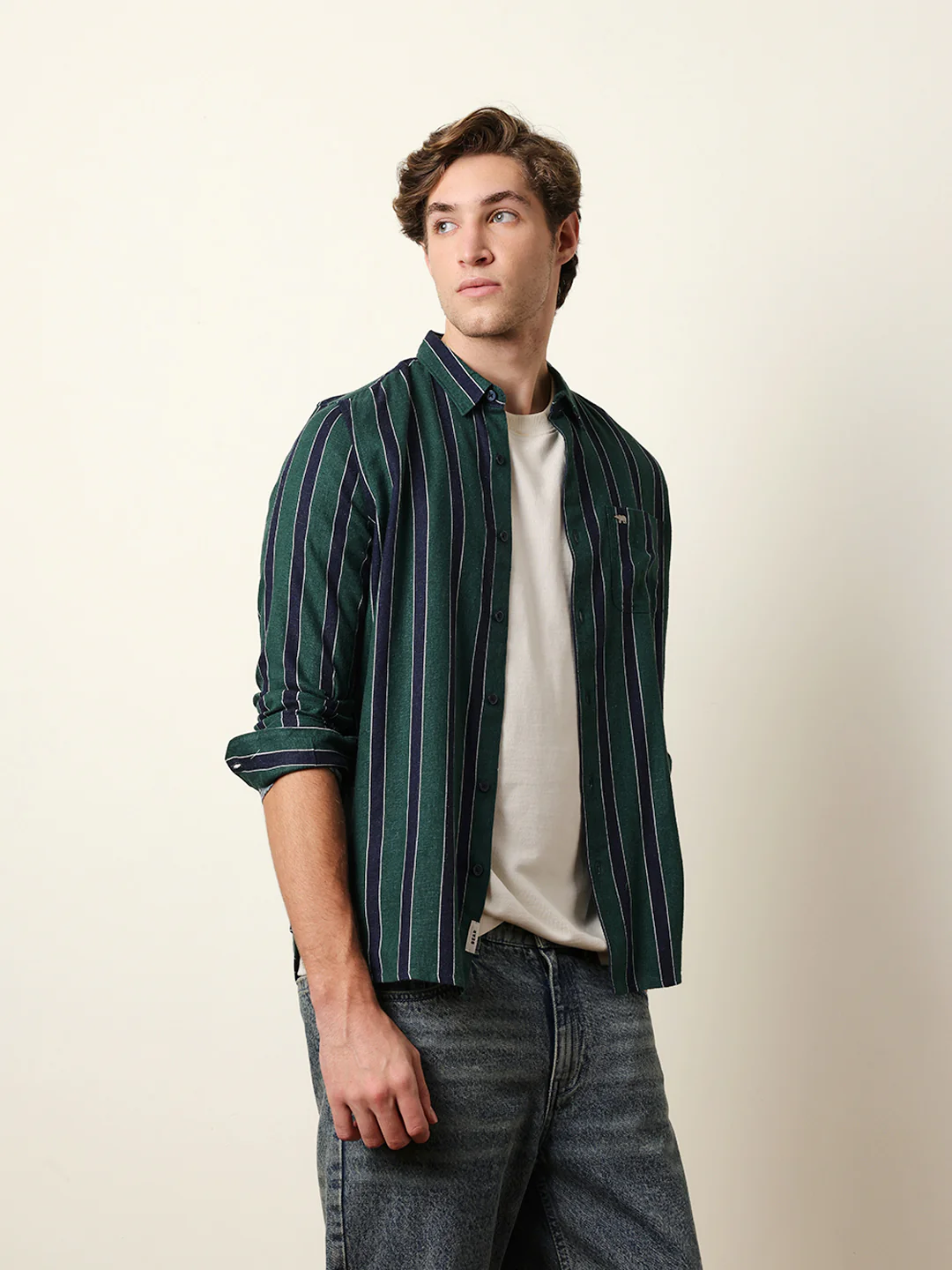 Men Printed Casual Full-Sleeve Shirt - Image 5