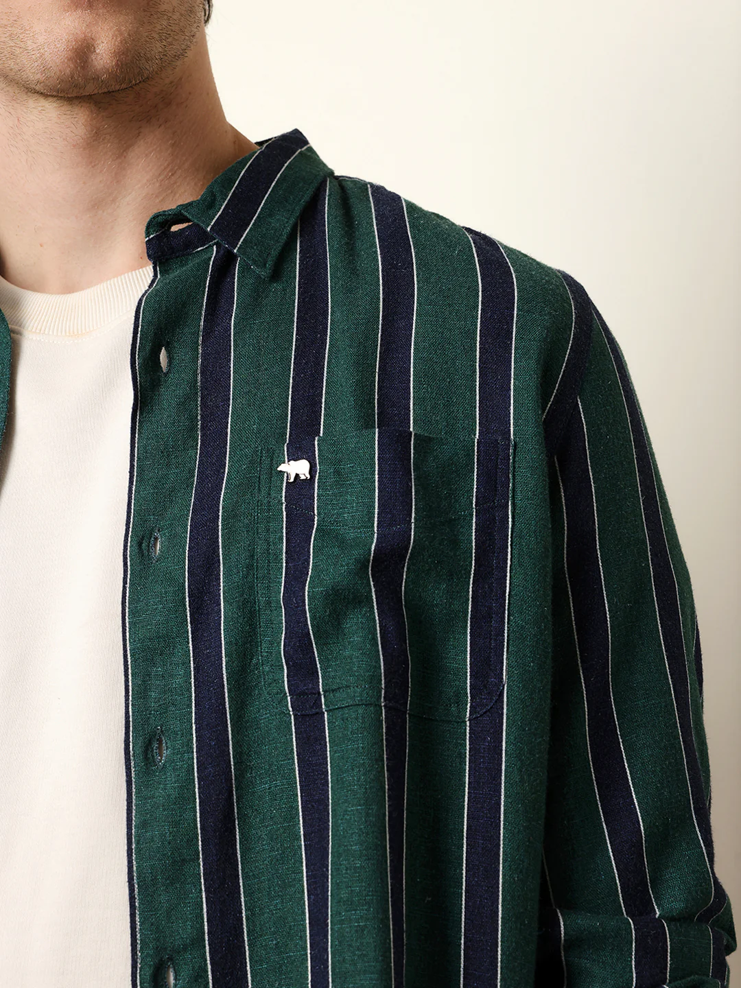 Men Printed Casual Full-Sleeve Shirt - Image 6