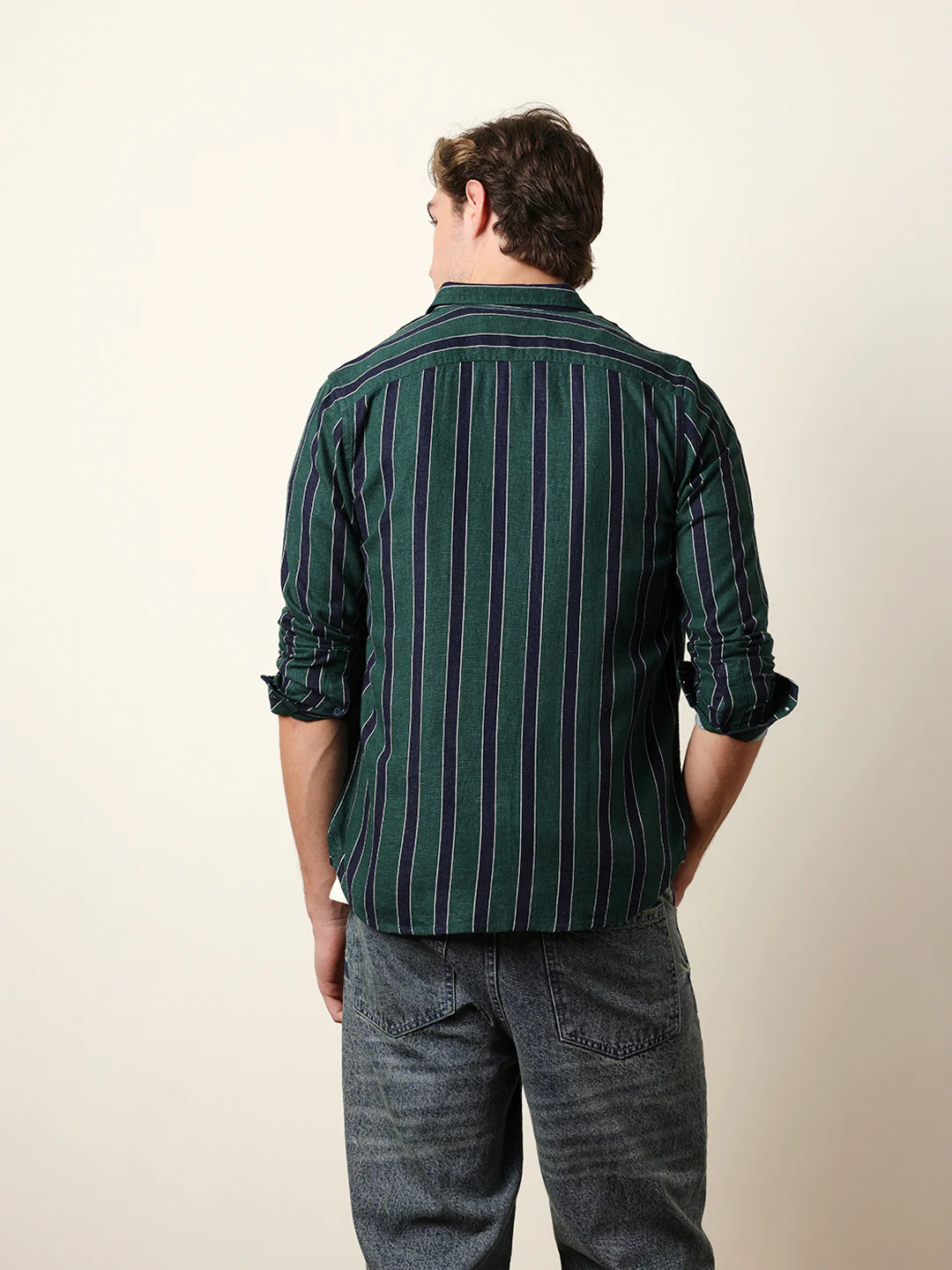 Men Printed Casual Full-Sleeve Shirt - Image 7