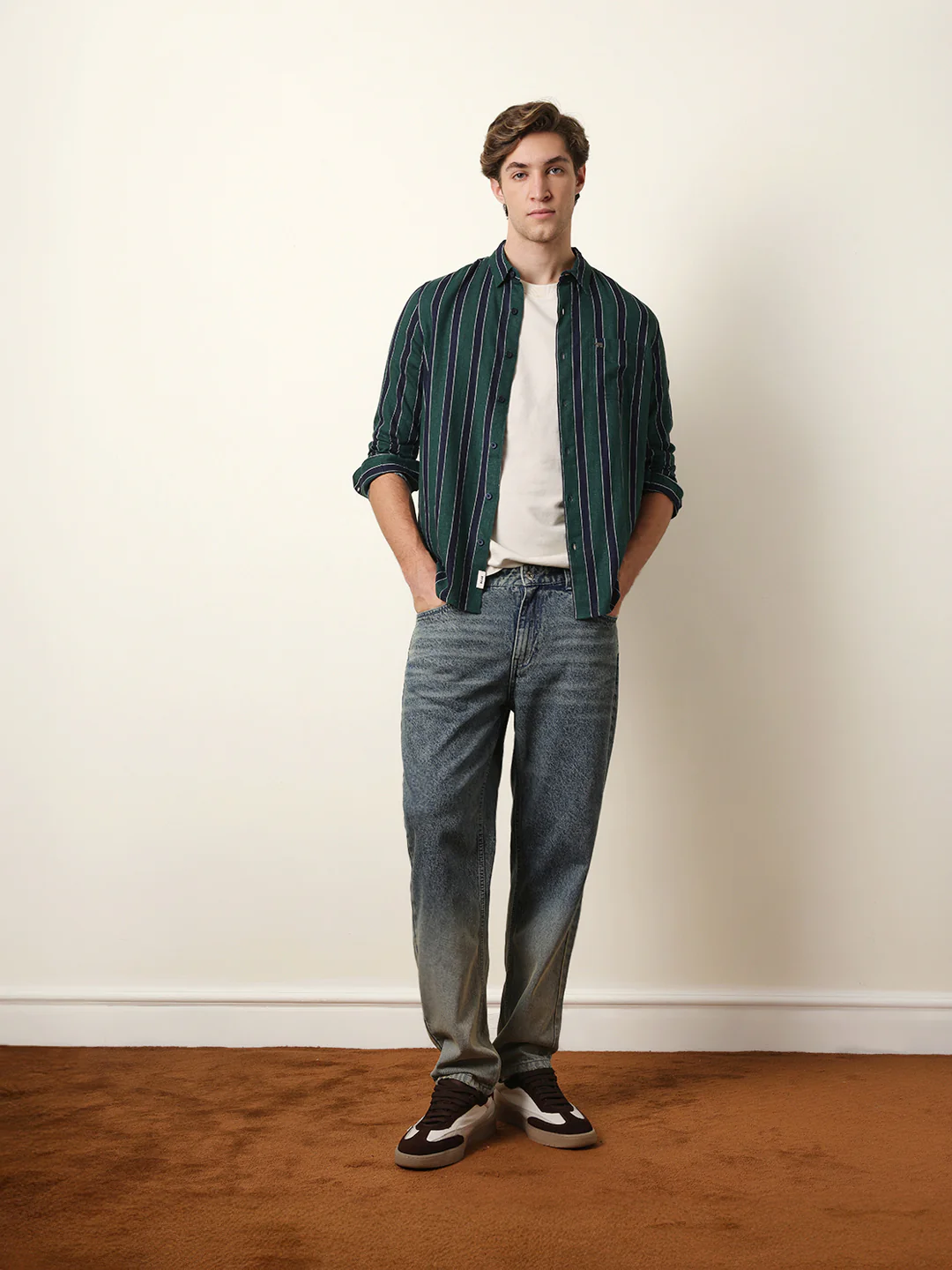 Men Printed Casual Full-Sleeve Shirt - Image 8