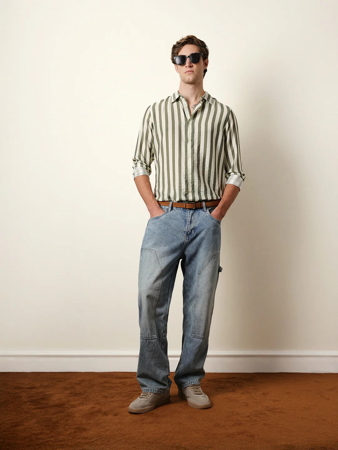 Men Printed Casual Full-Sleeve Shirt - Image 2