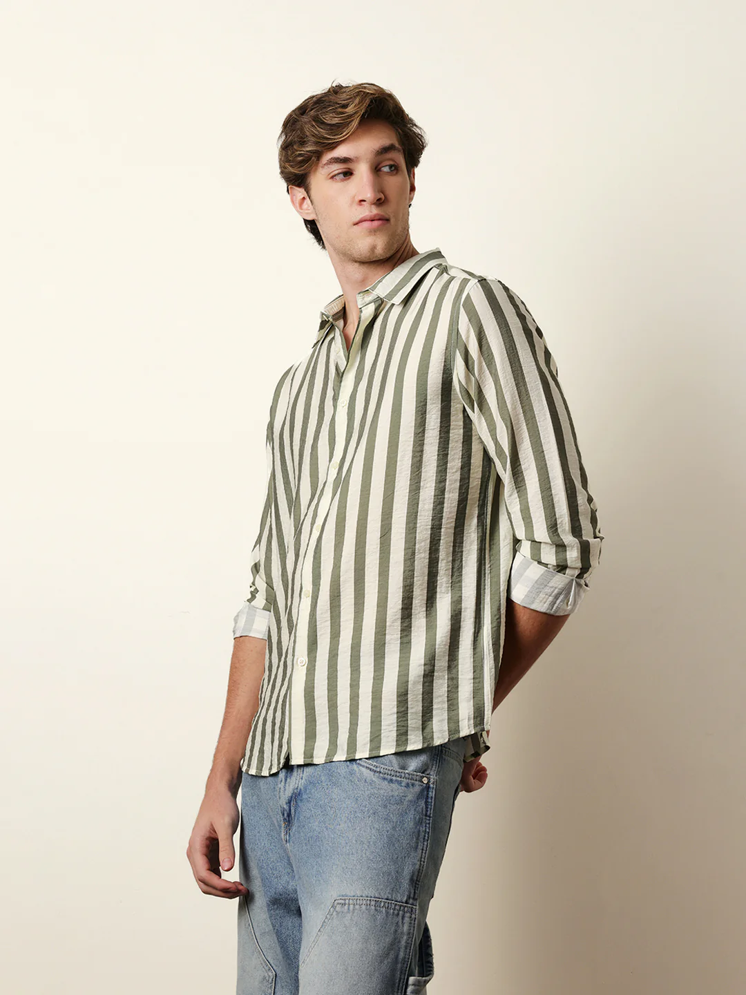 Men Printed Casual Full-Sleeve Shirt - Image 4