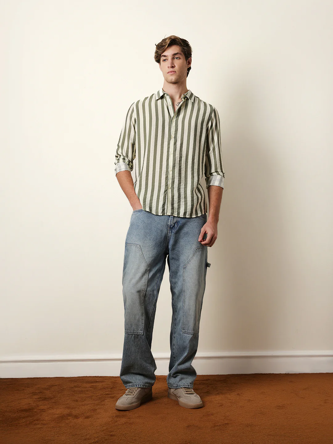 Men Printed Casual Full-Sleeve Shirt - Image 8