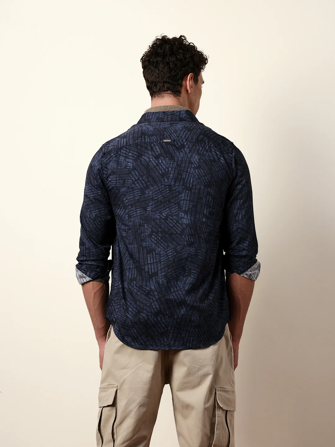 Men Printed Casual Full-Sleeve Shirt - Image 6